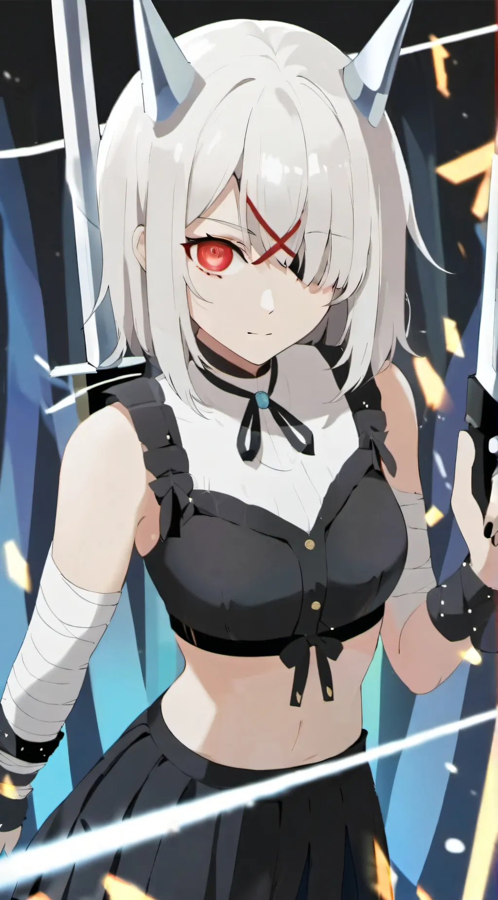 ai character: Demon slayer background