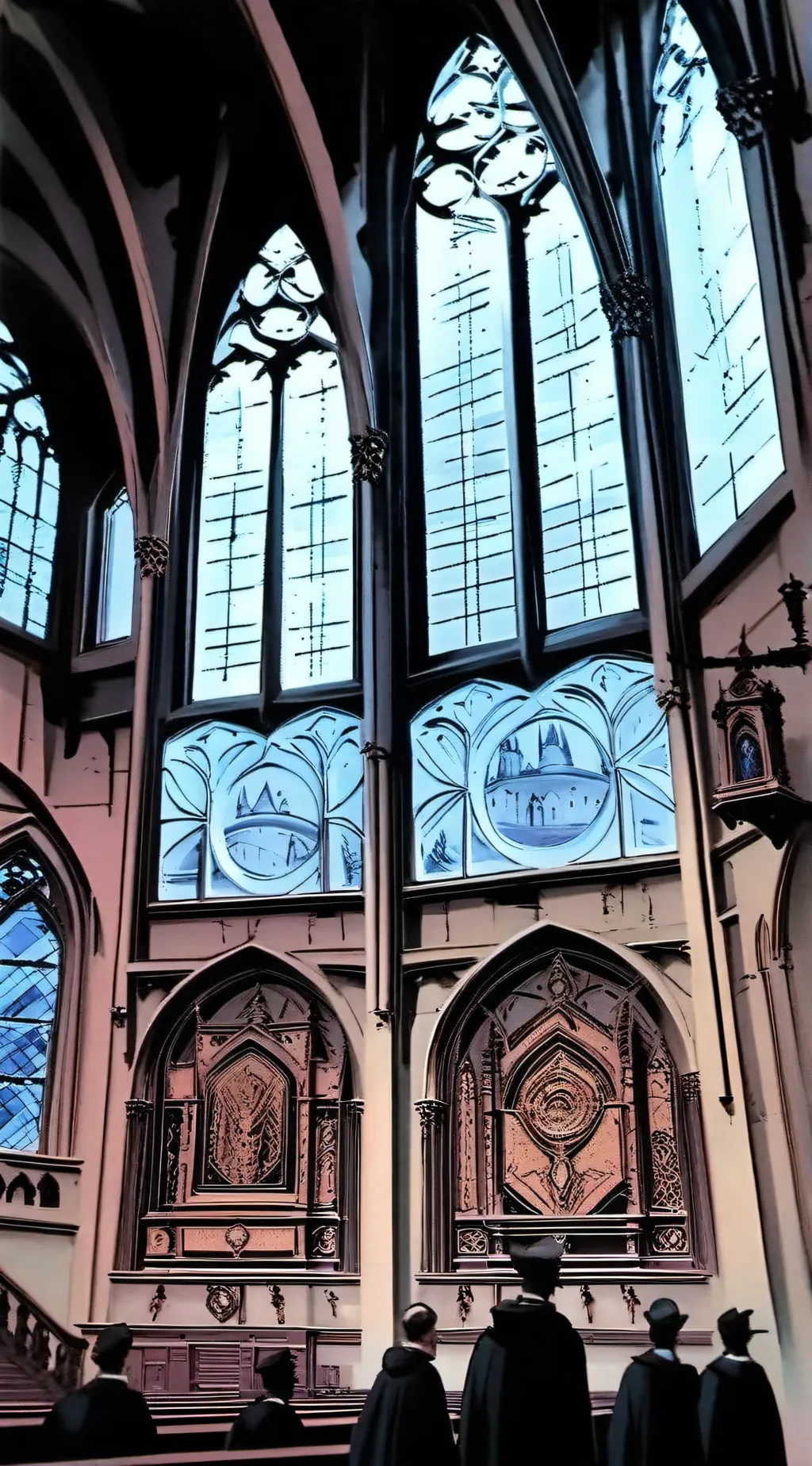 ai character: Hogwarts….. AGAIN background