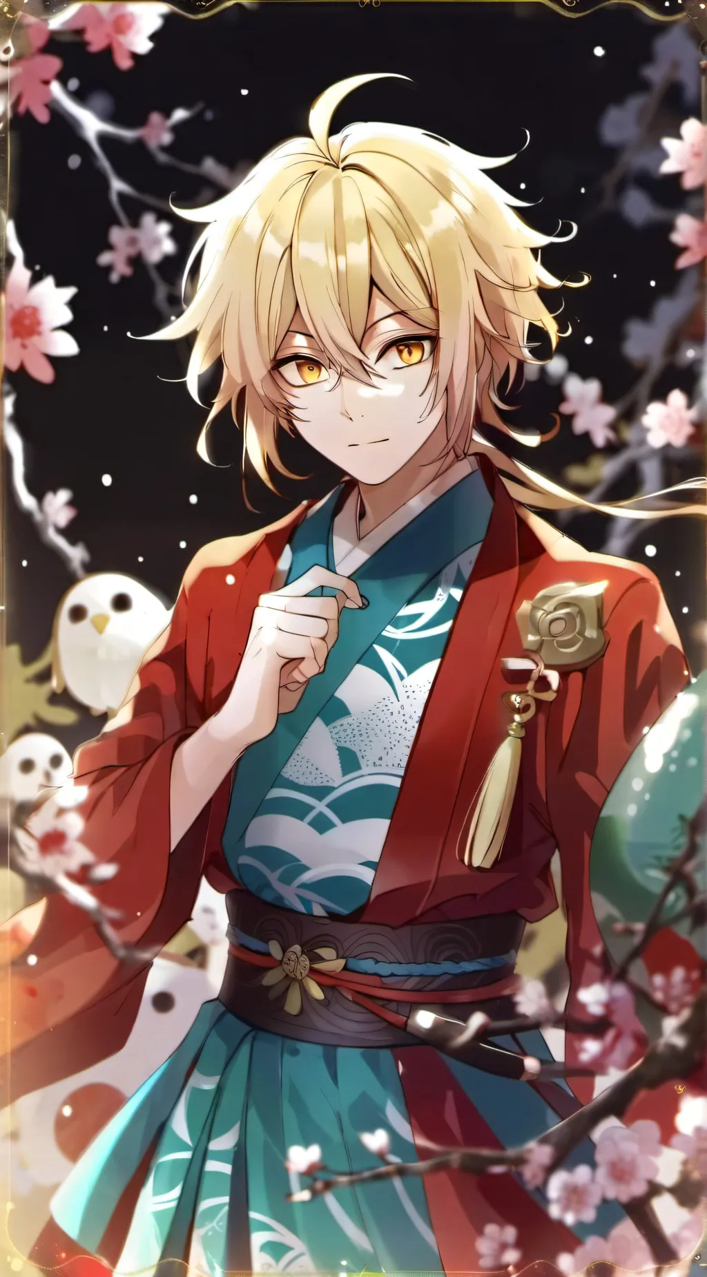 ai character: kny background