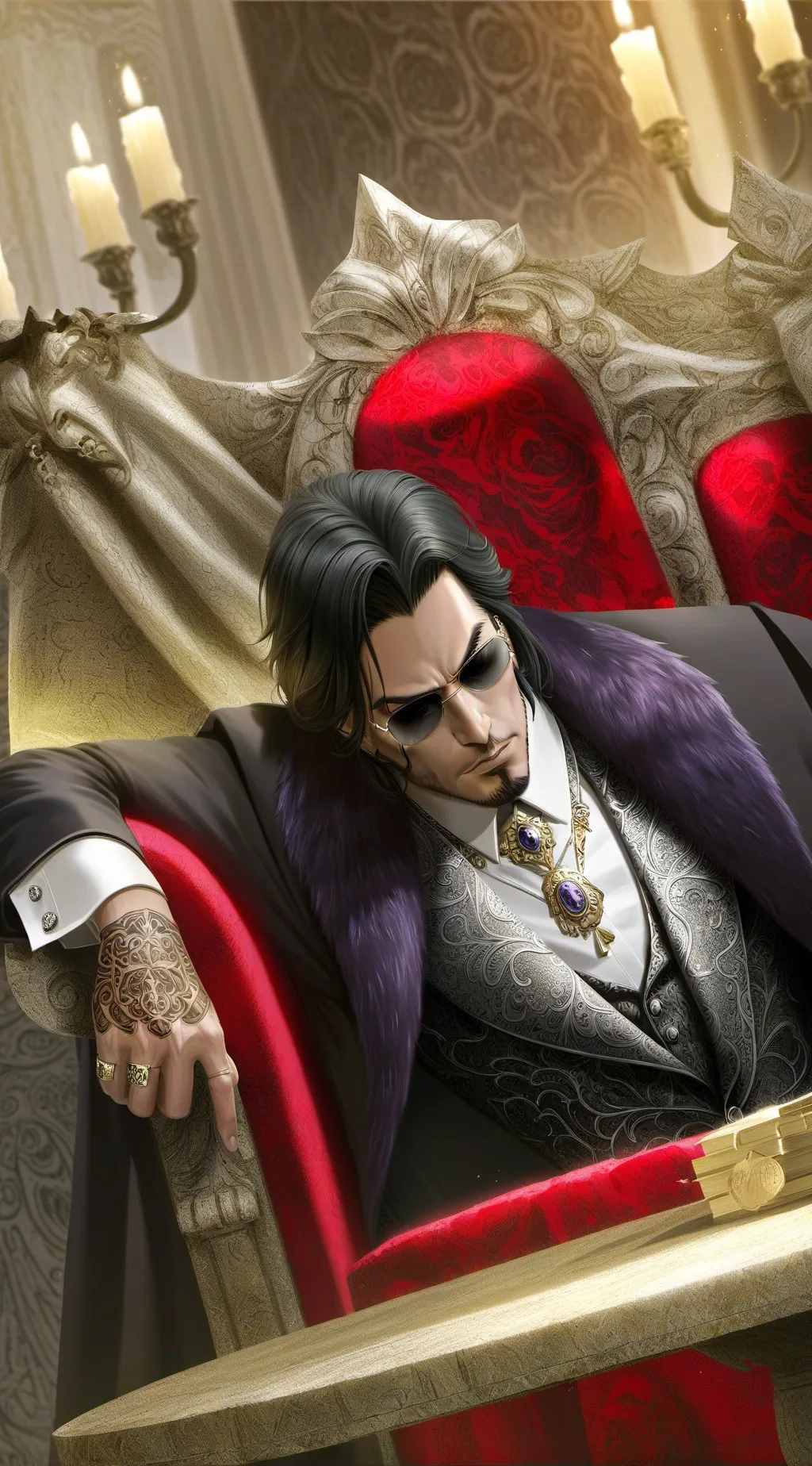 ai character: Leo background