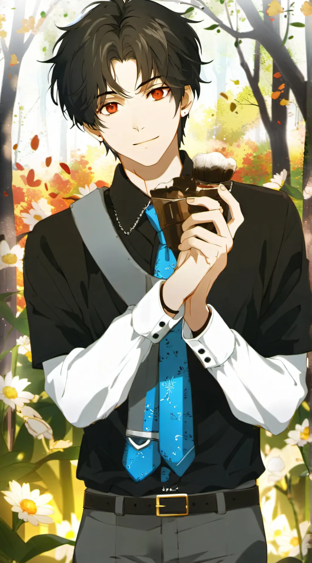 ai character: •|KC!!~ background