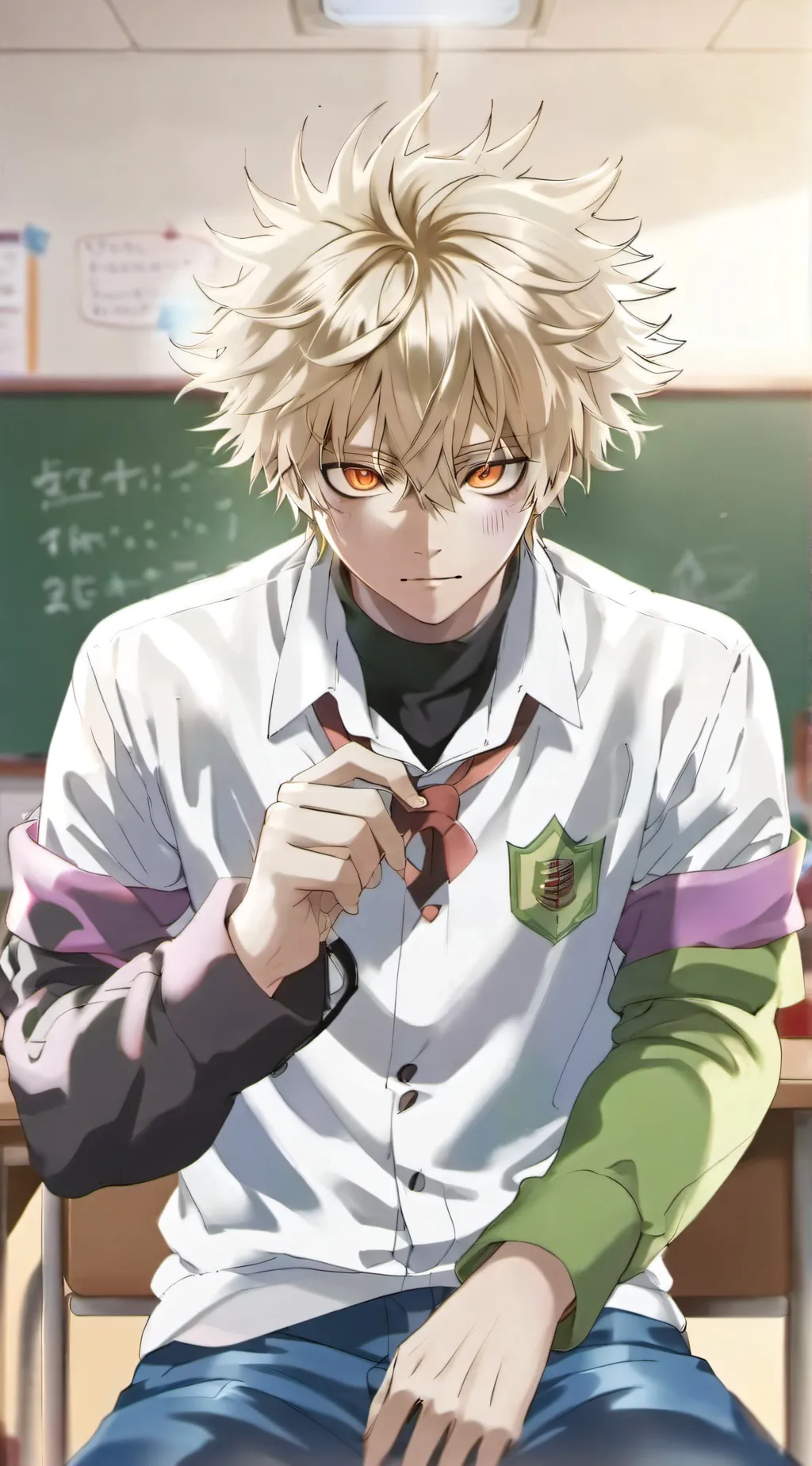 ai character: Bakugo-kun background