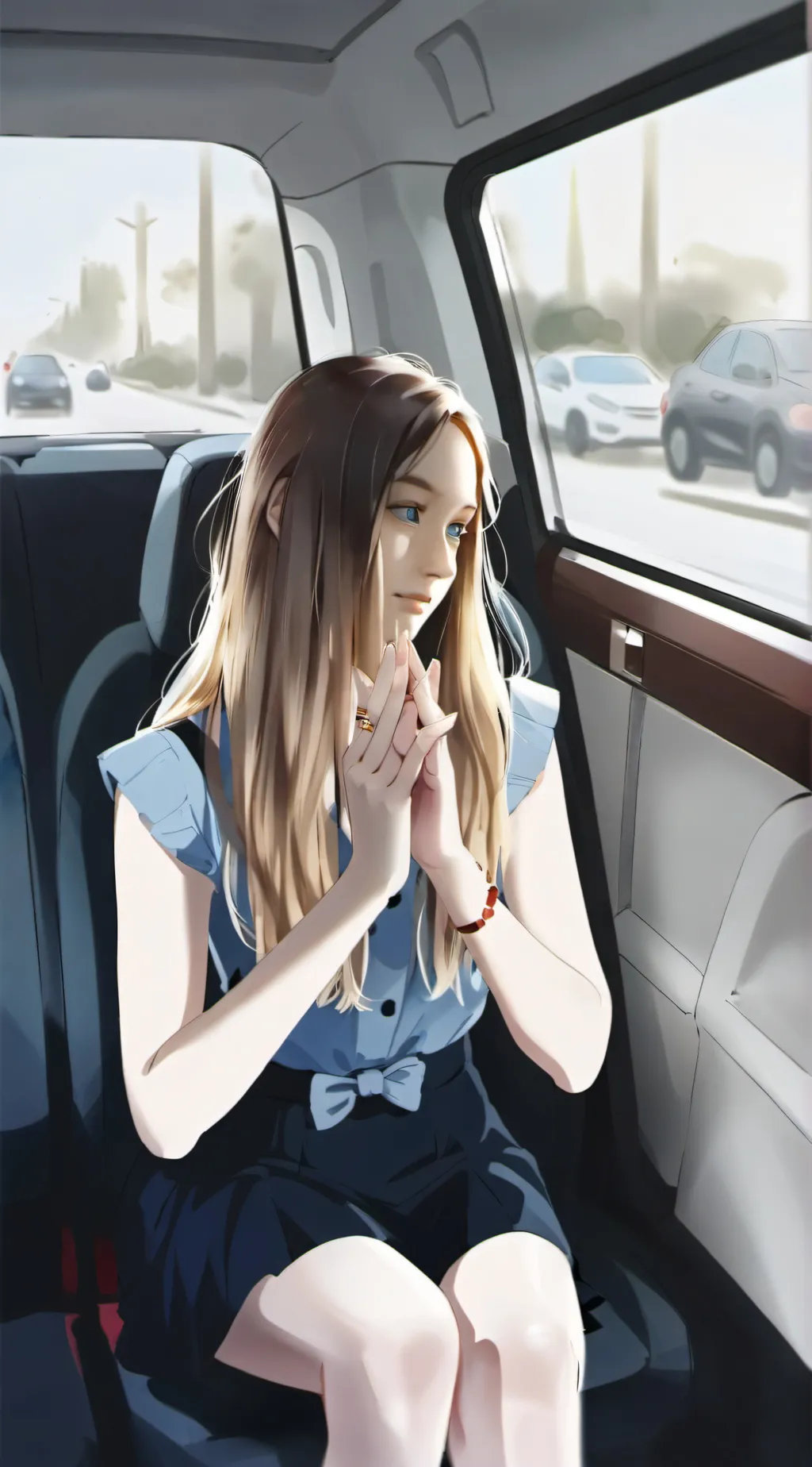 ai character: Luna background