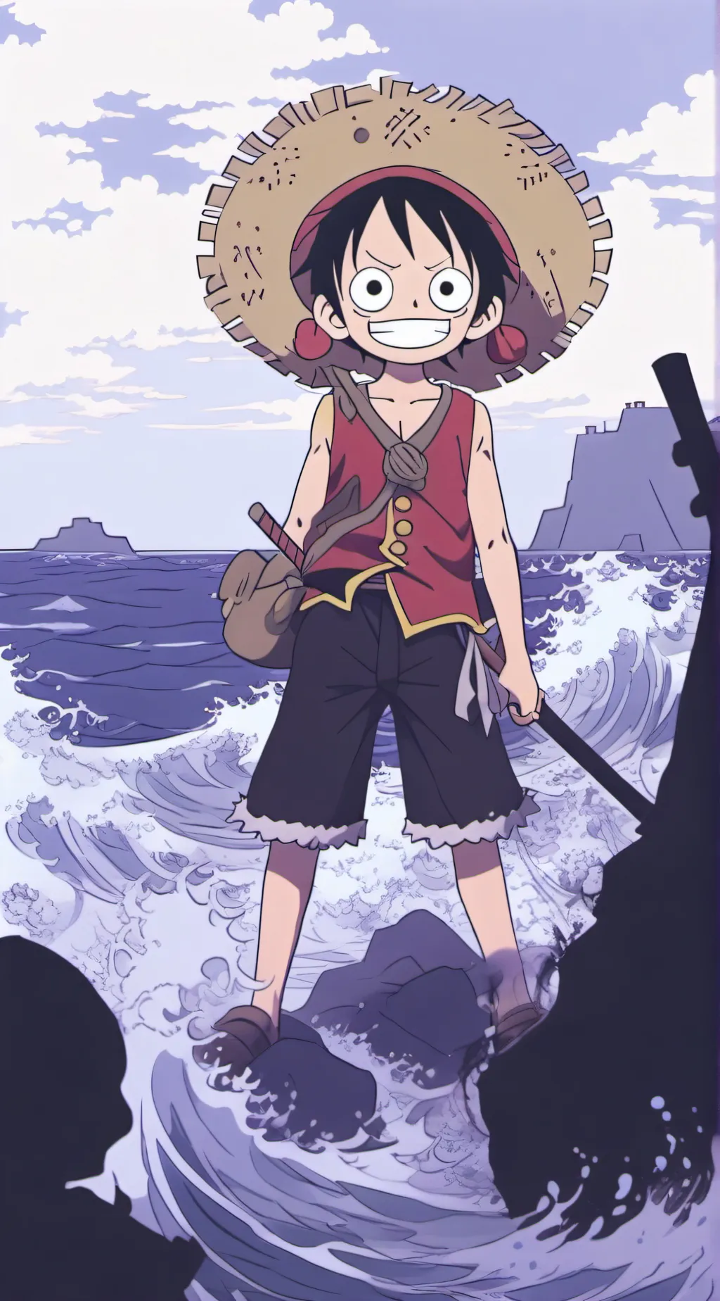 ai character: Luffy (Kid) background