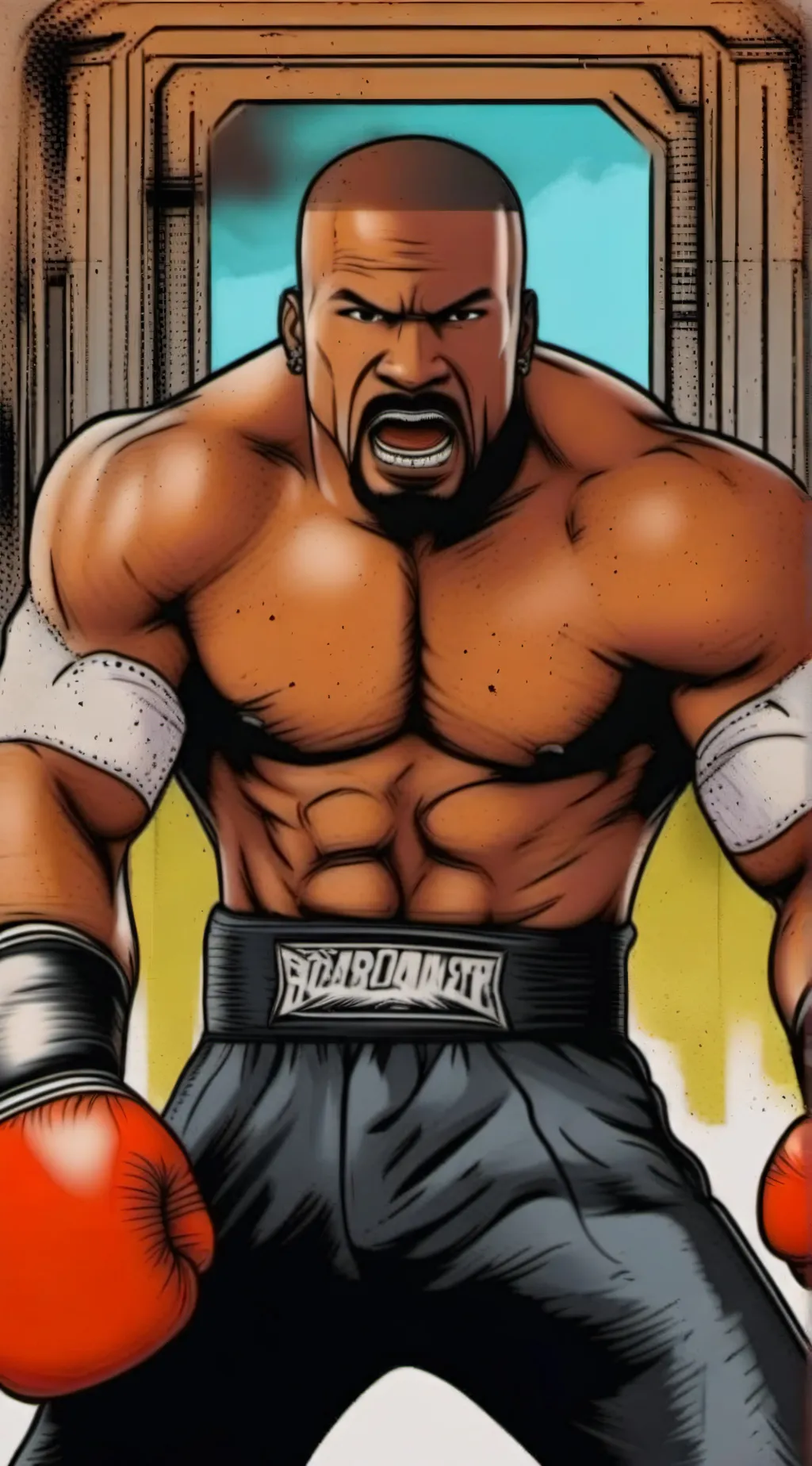ai character: bruce  background