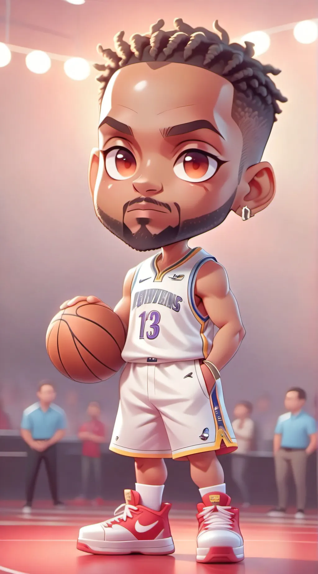 ai character: Dell Curry  background