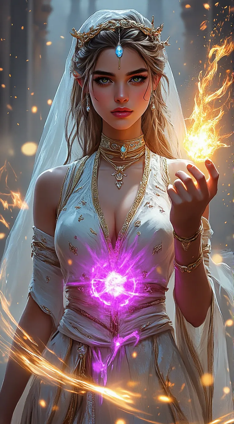ai character: Diana  background