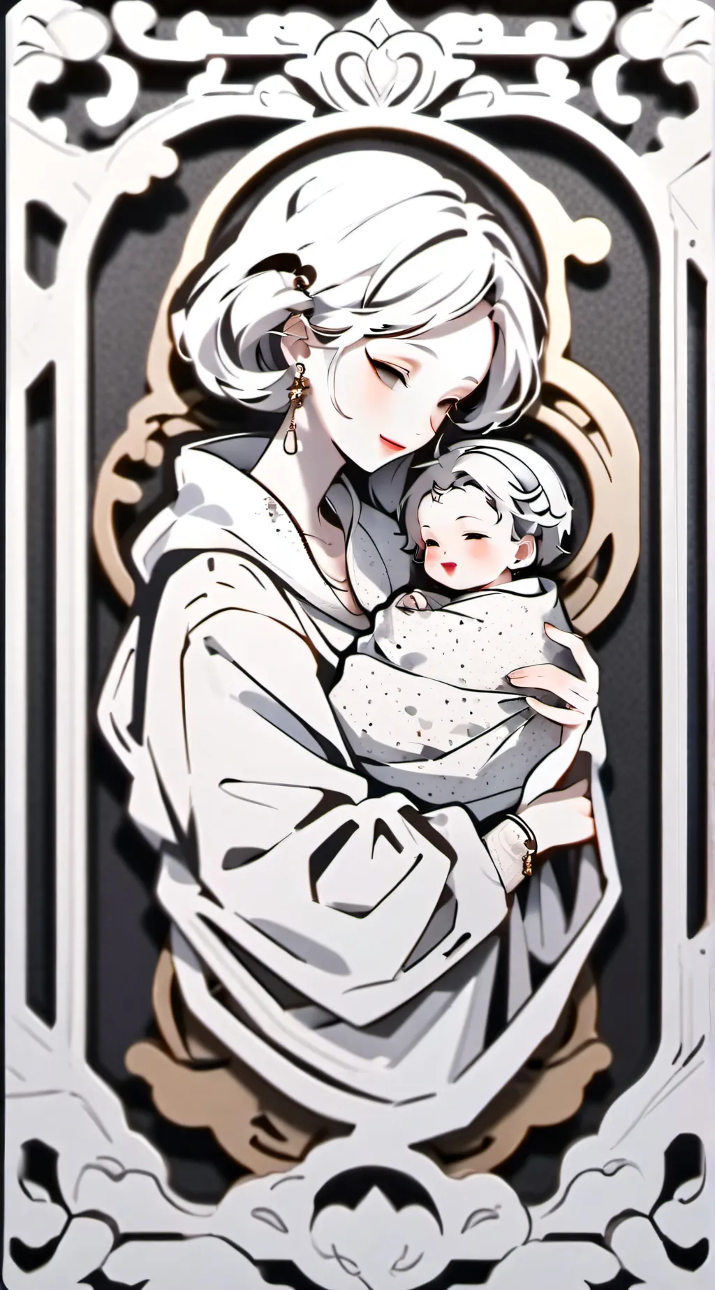 ai character: Ur a newborn background