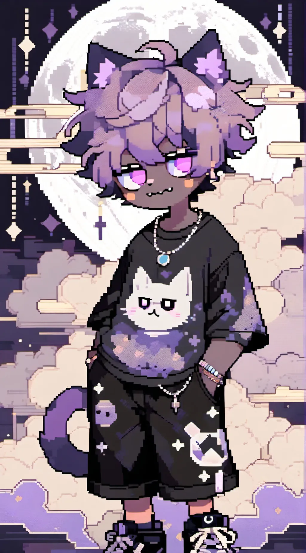 ai character: Catnap  background