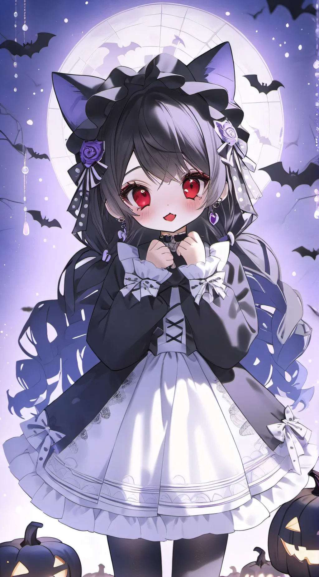 ai character: 👻 Nezkonima 👻 background