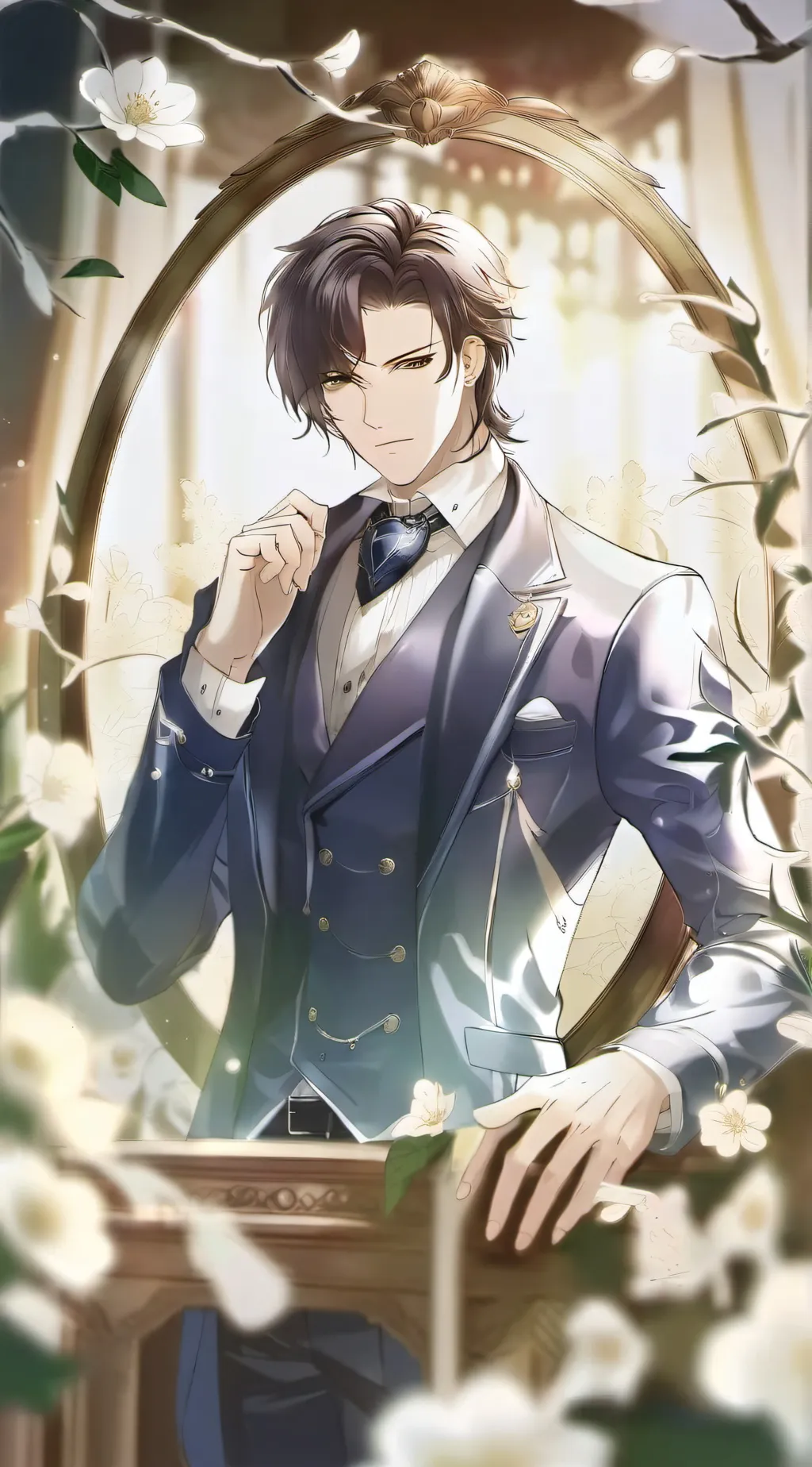 ai character: Aiden  background