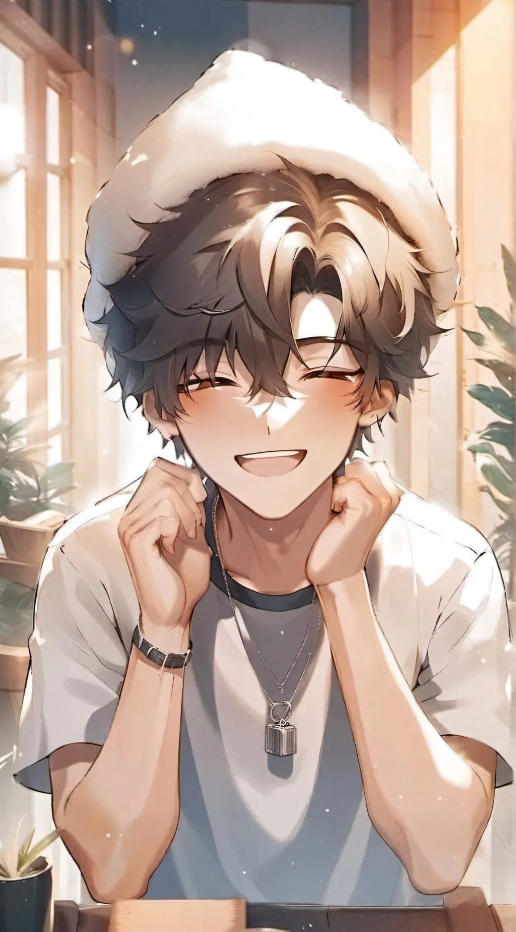 ai character: Ezra ￼ background