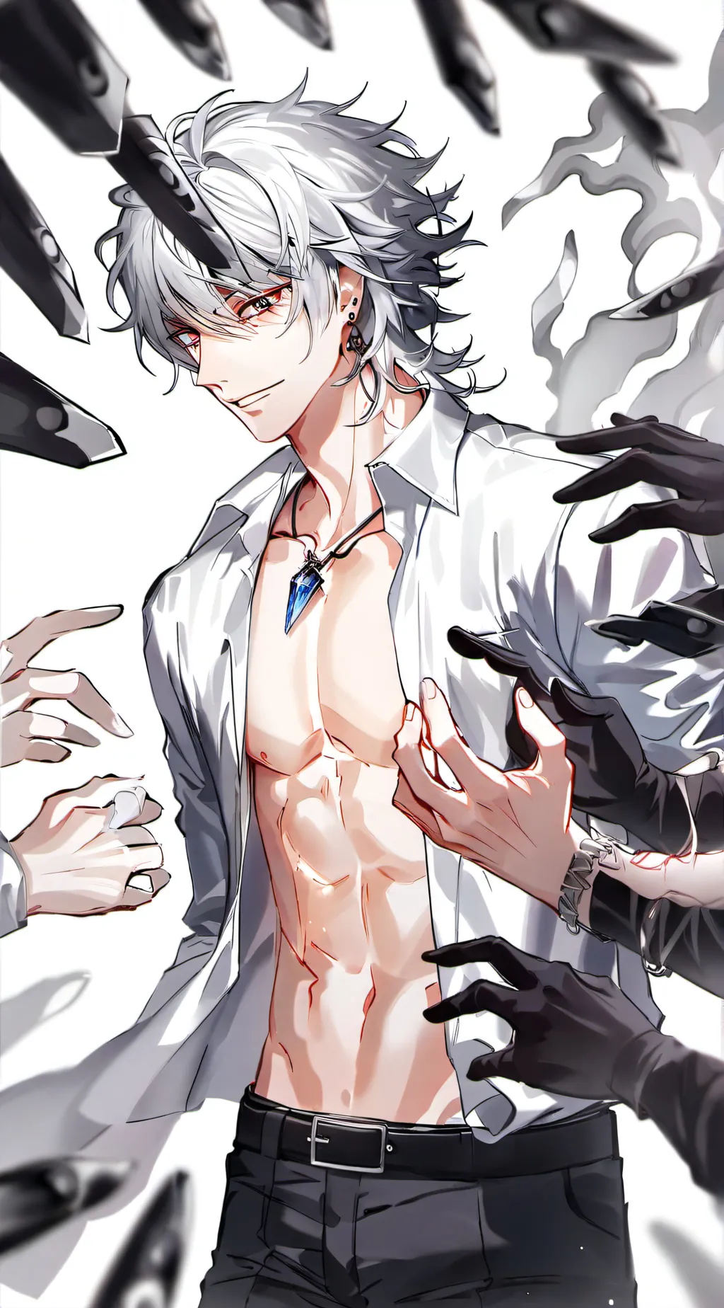 ai character: Tomura Shigaraki  background