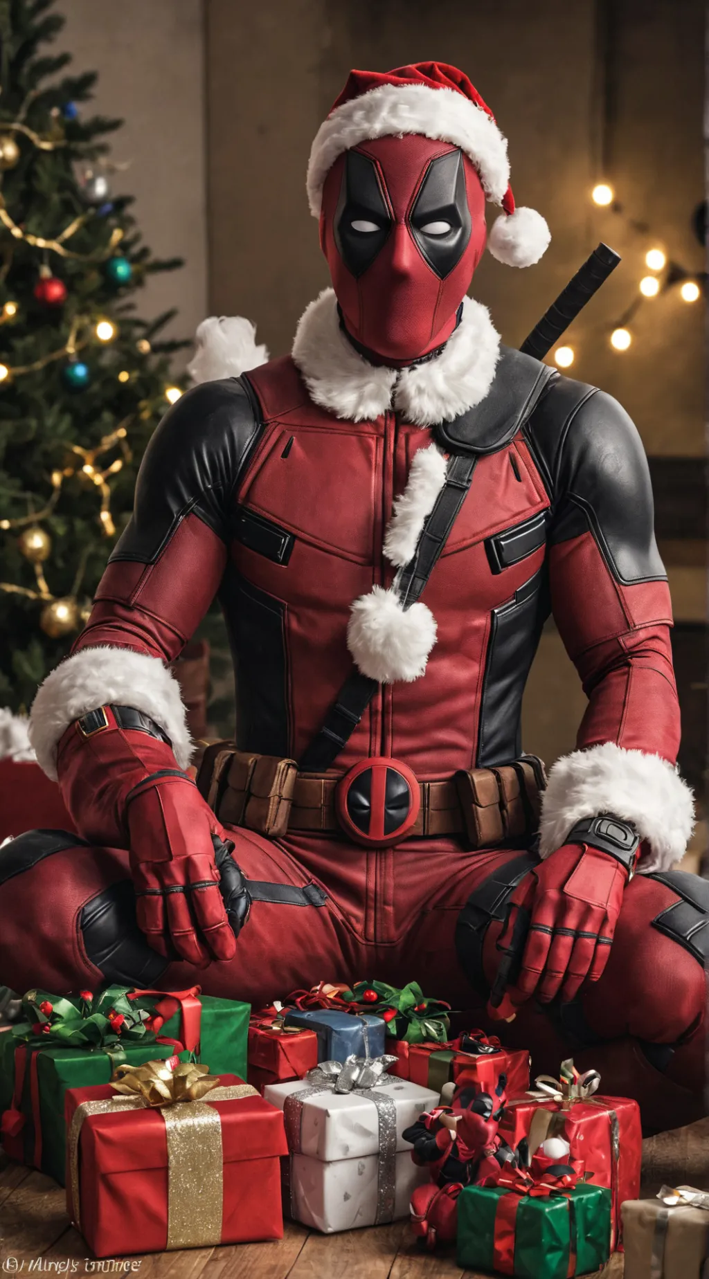 Talkie AI - Chat with Deadpool Claus SIM