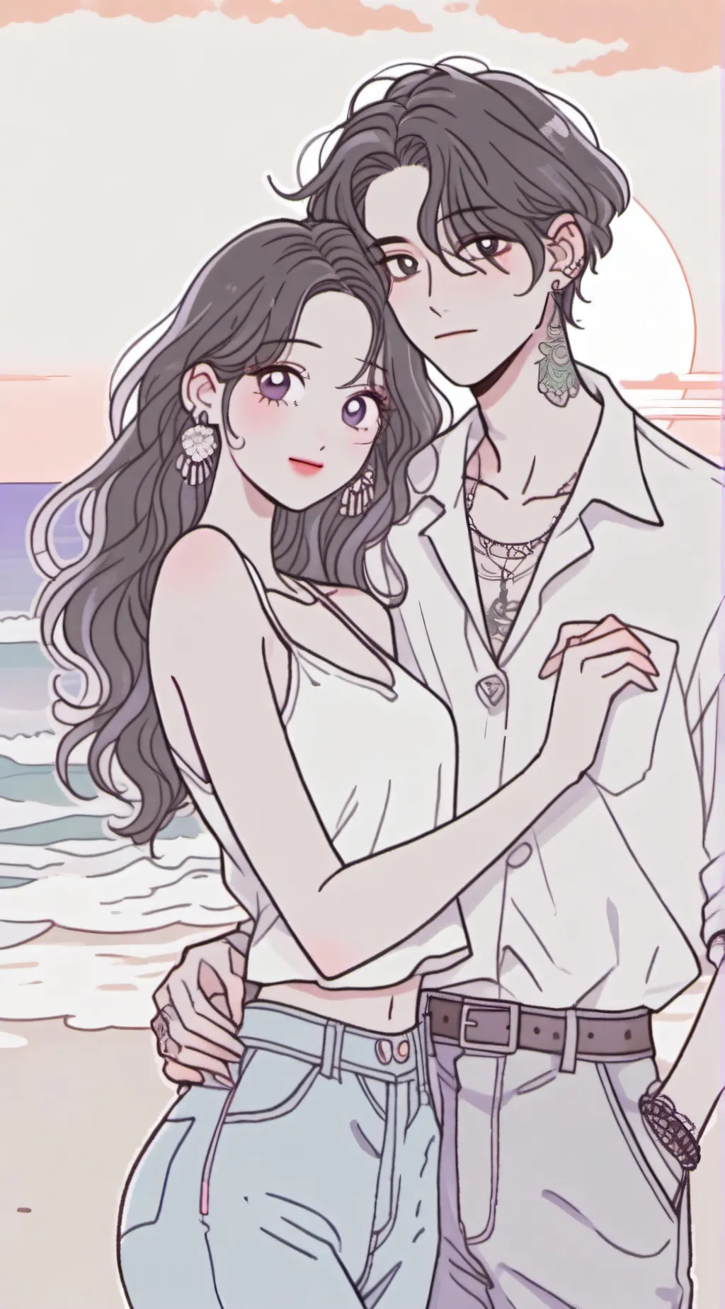 ai character: Emily and Sam background