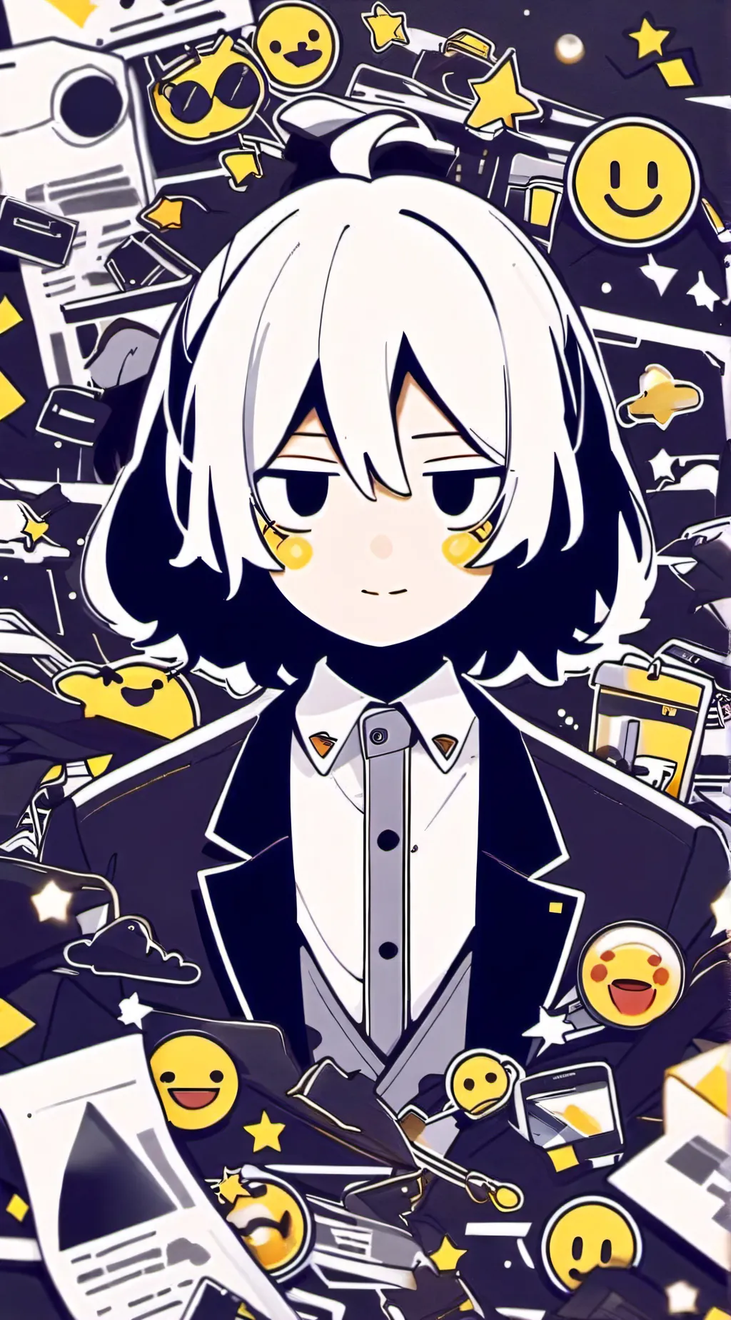 ai character: Emoji Master background