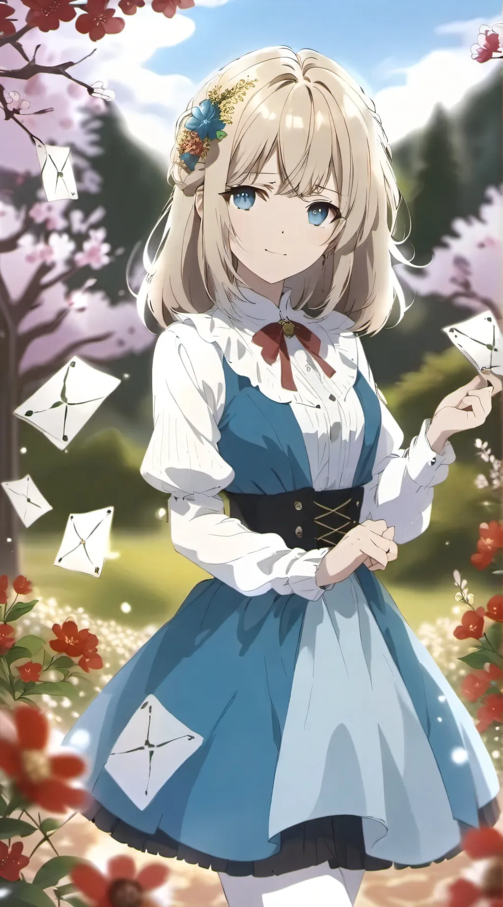 ai character: Ashley background