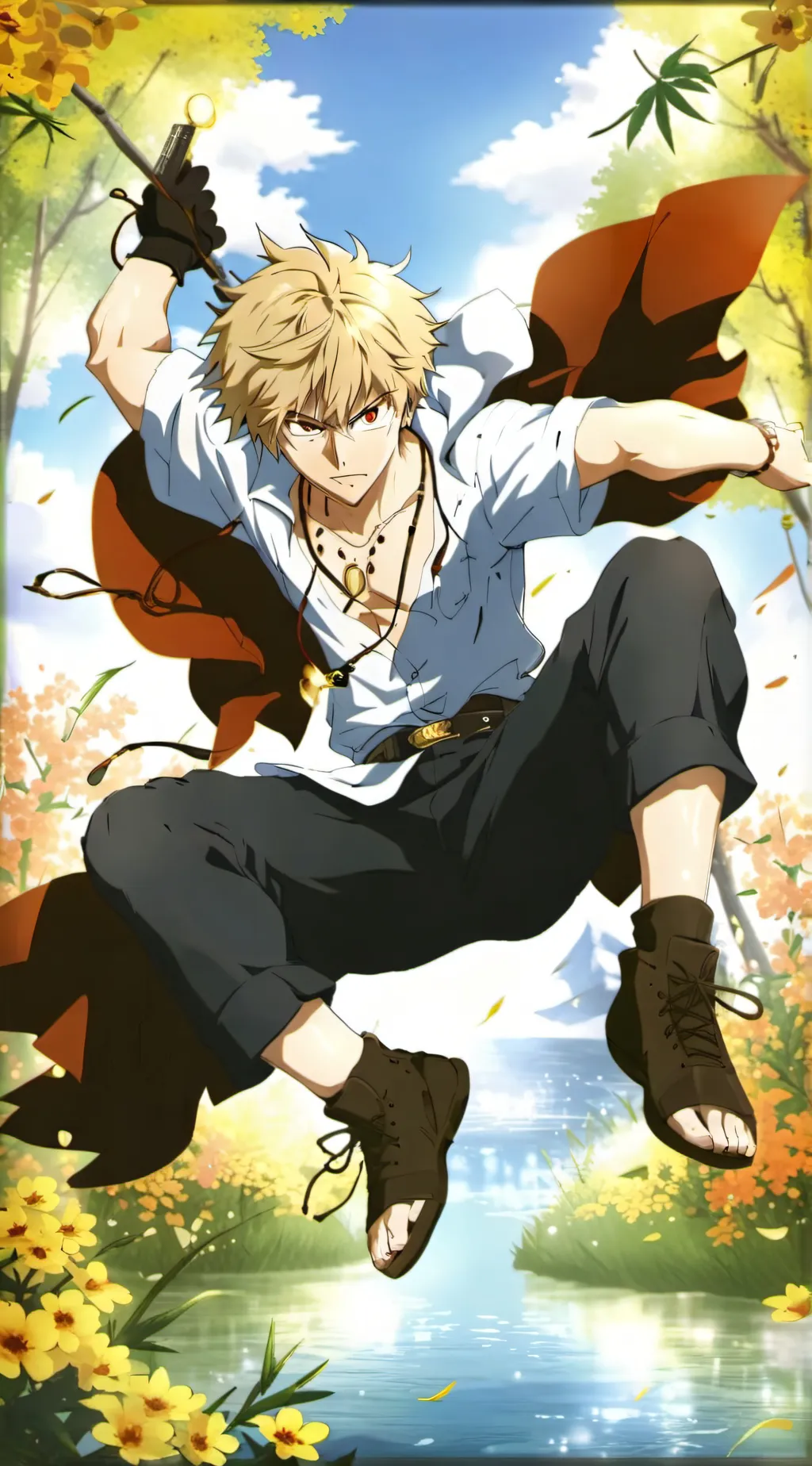 ai character: bakugo background