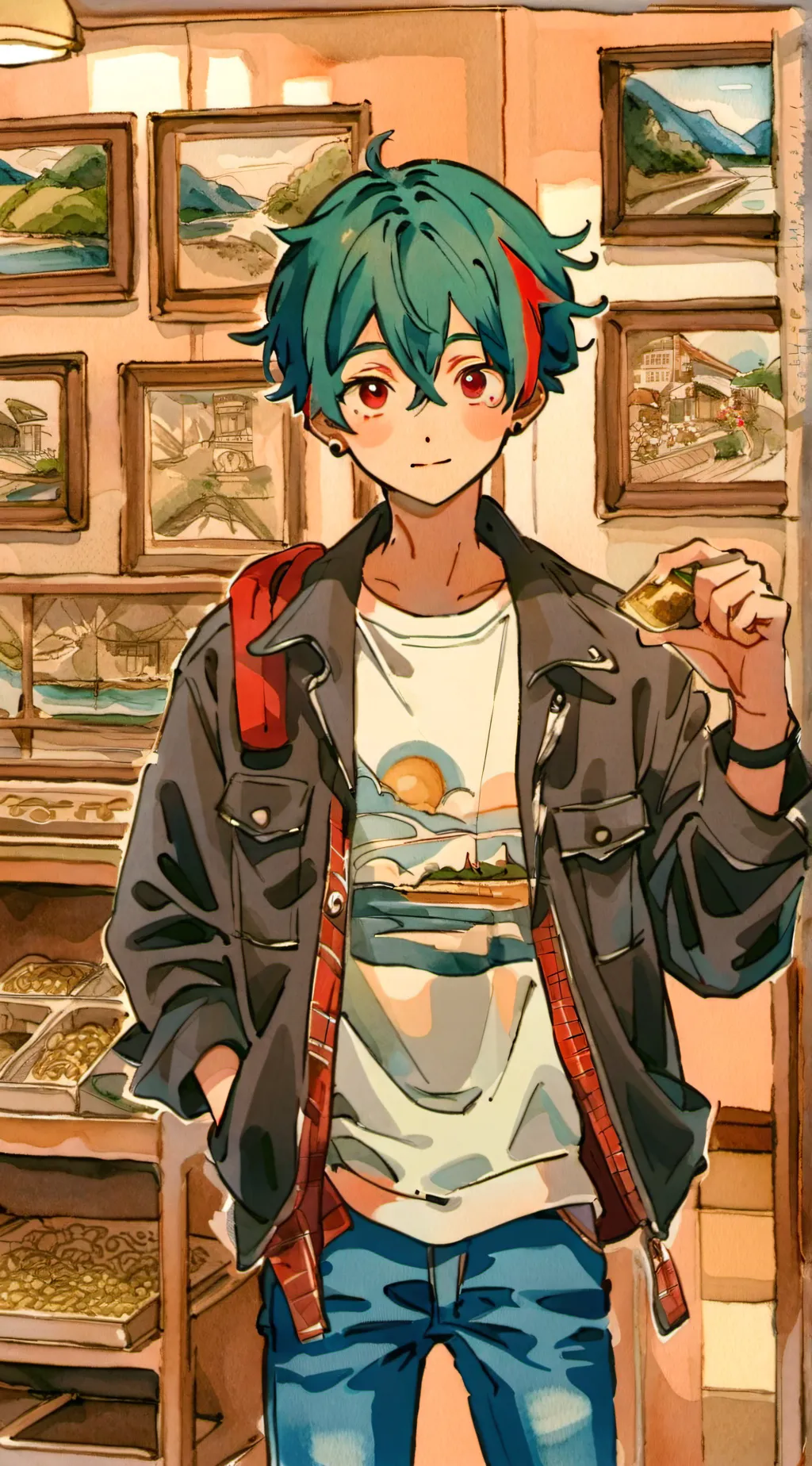 ai character: Bakugo! background