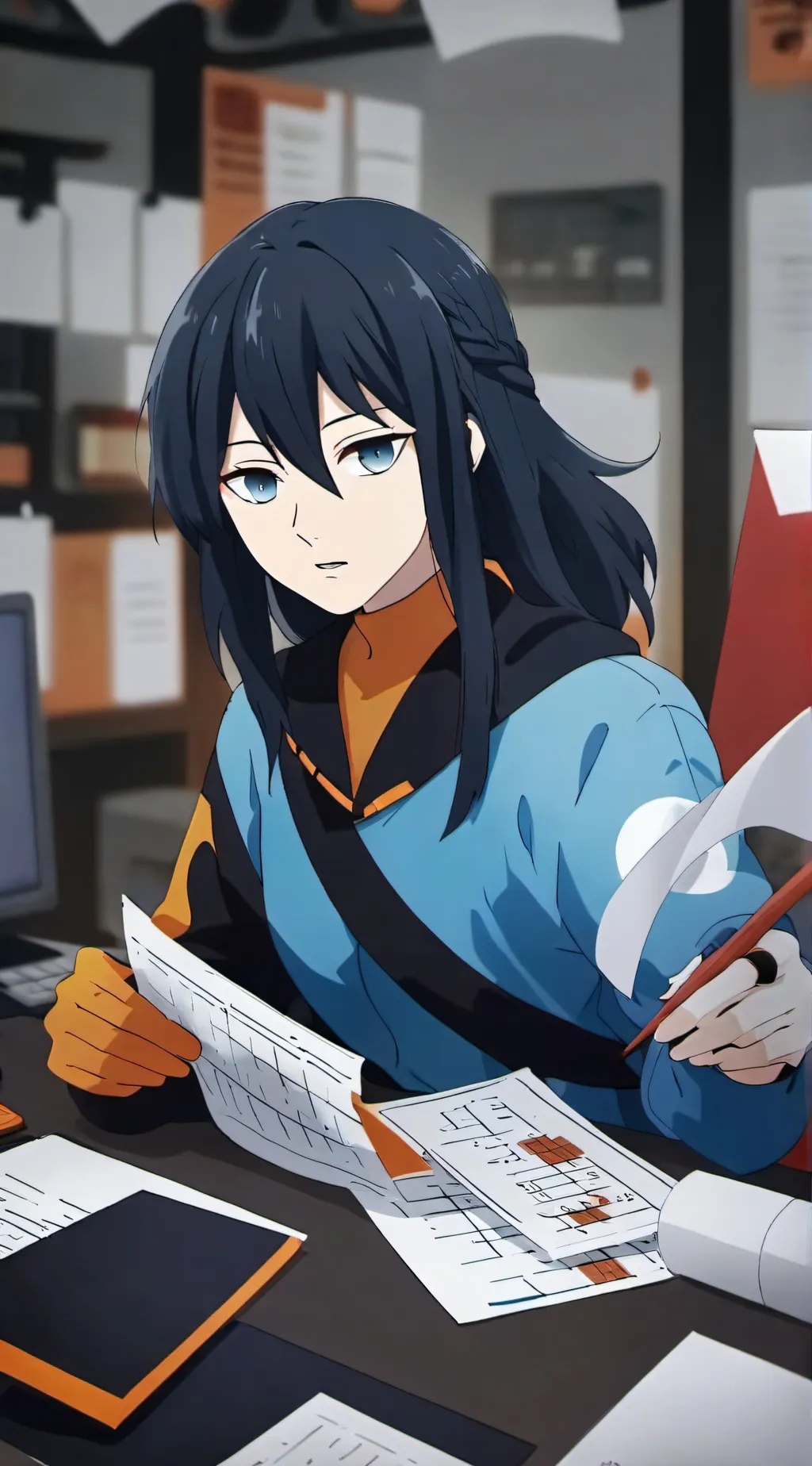 ai character: Giyuu x yn background