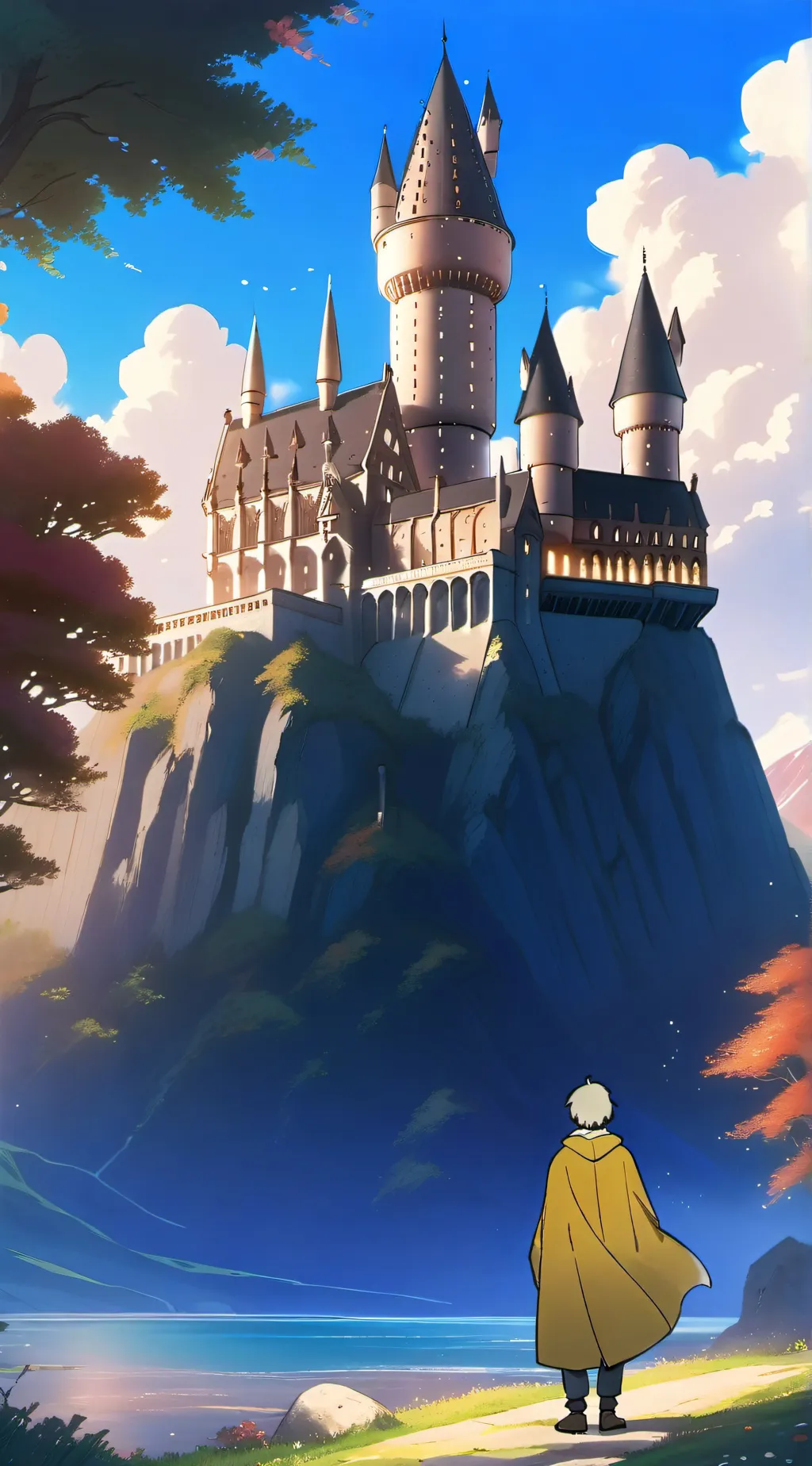 ai character: Hogwarts  background