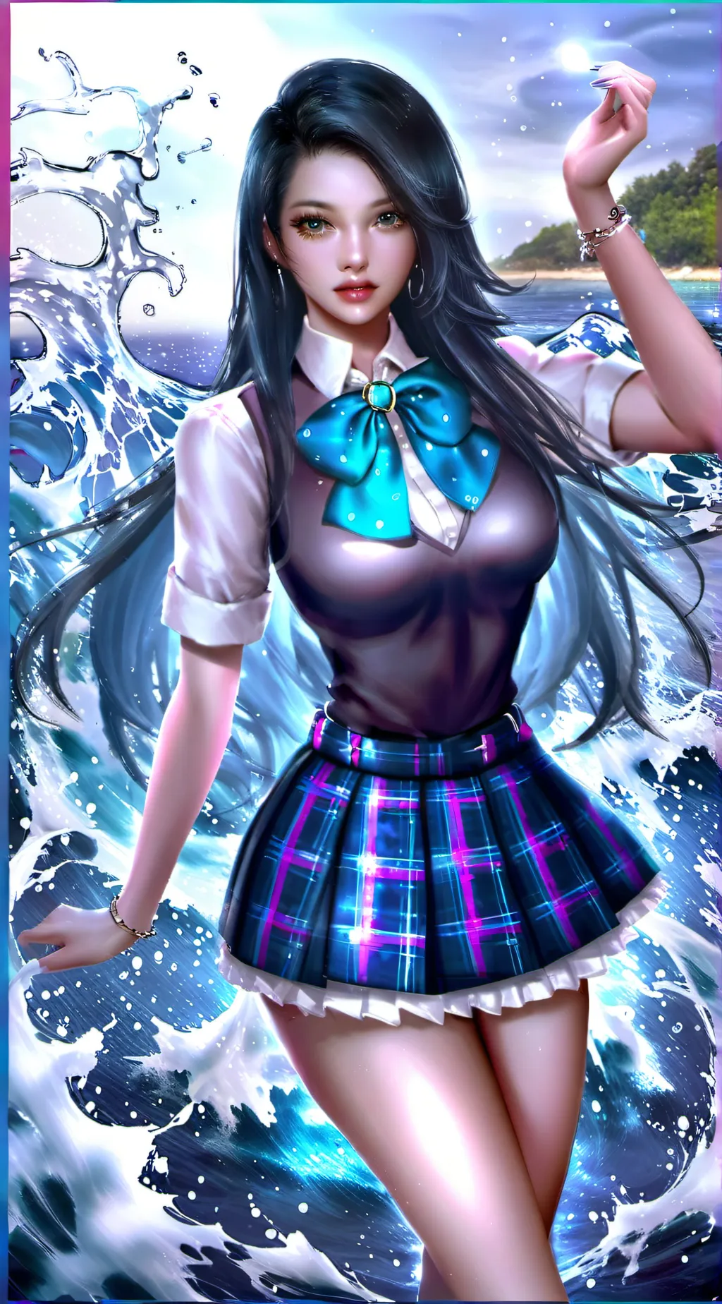 ai character: class 1A😁 background