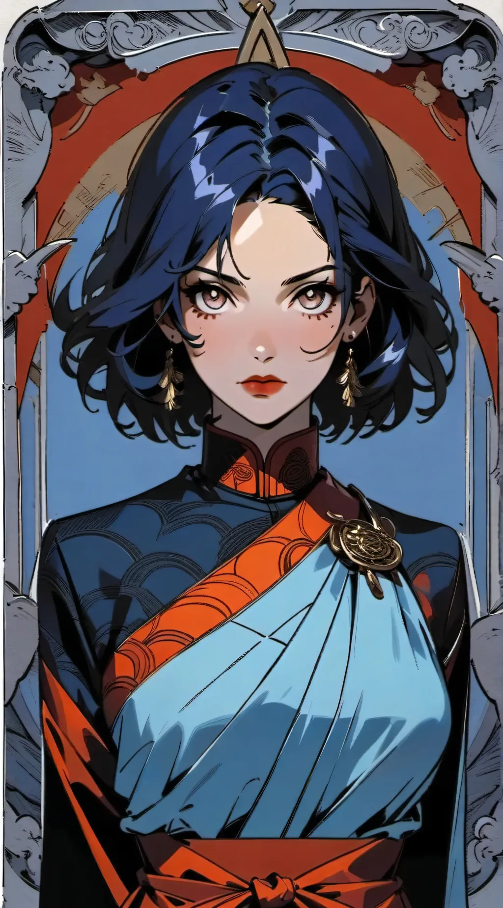 ai character: Kaede Won  background
