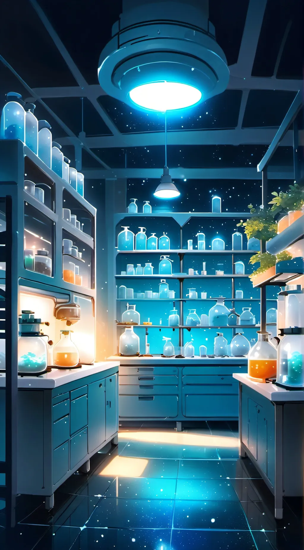 ai character: AvA/AvM Lab AU background