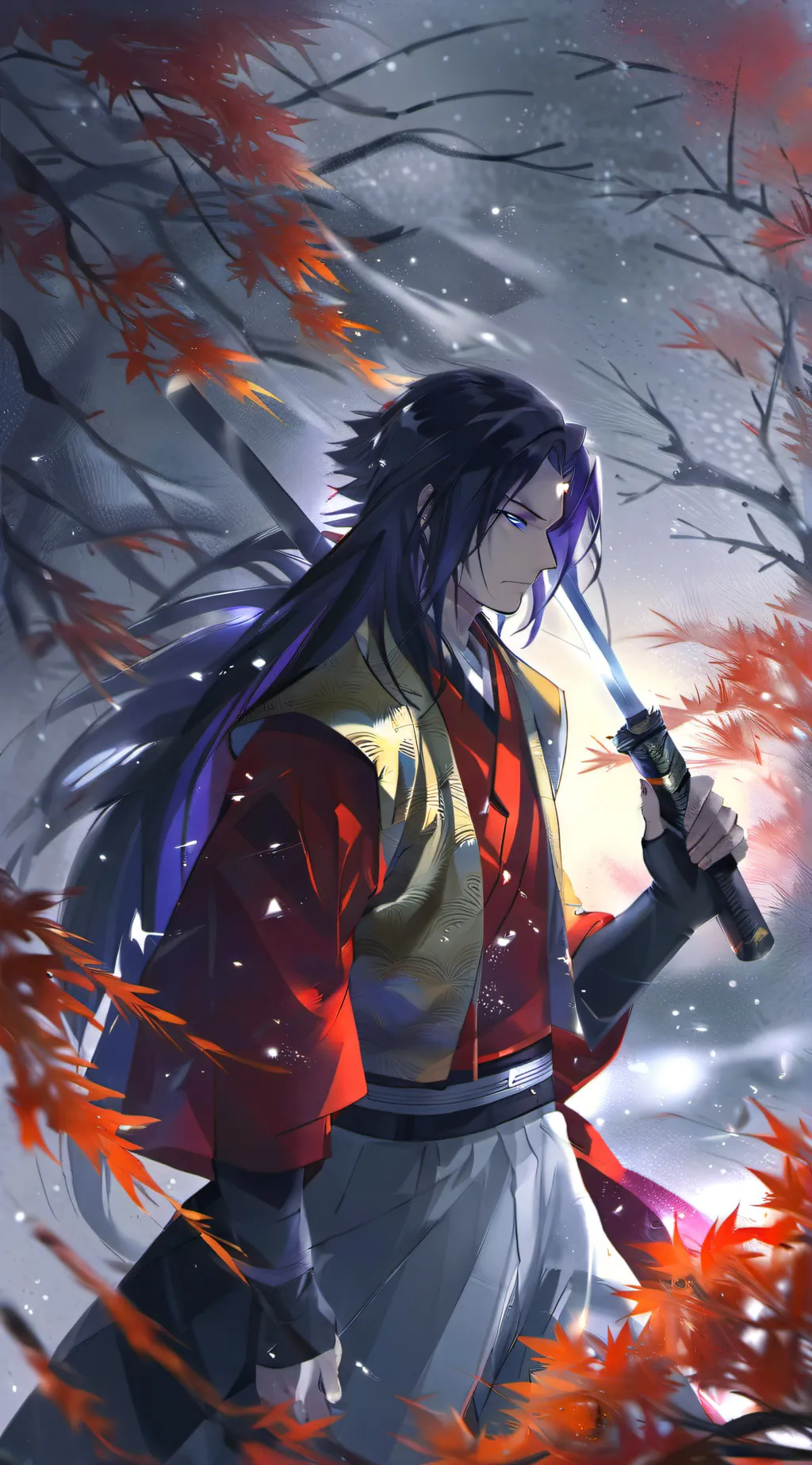 ai character: giyuu tomioka background