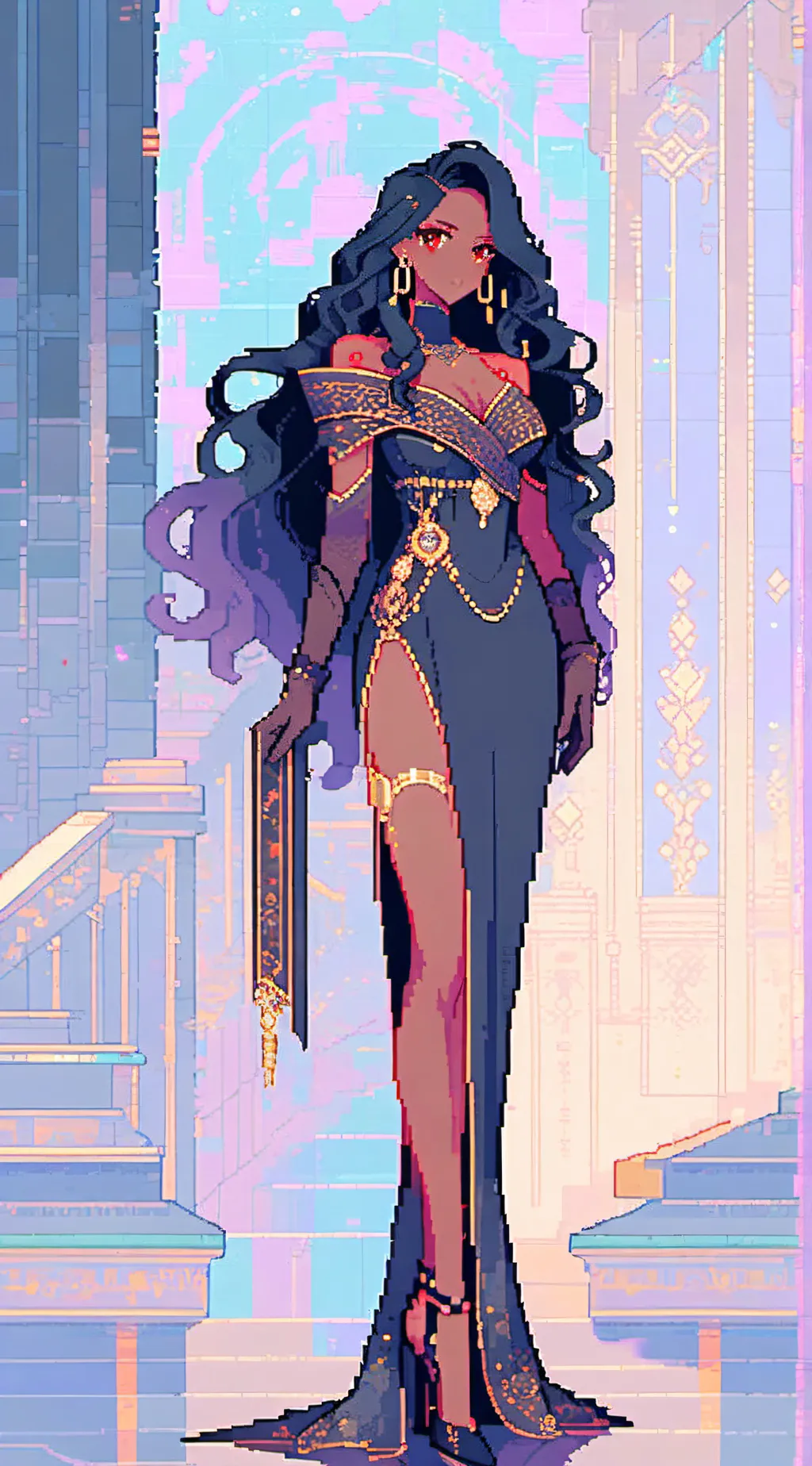 ai character: Queen Paimon background