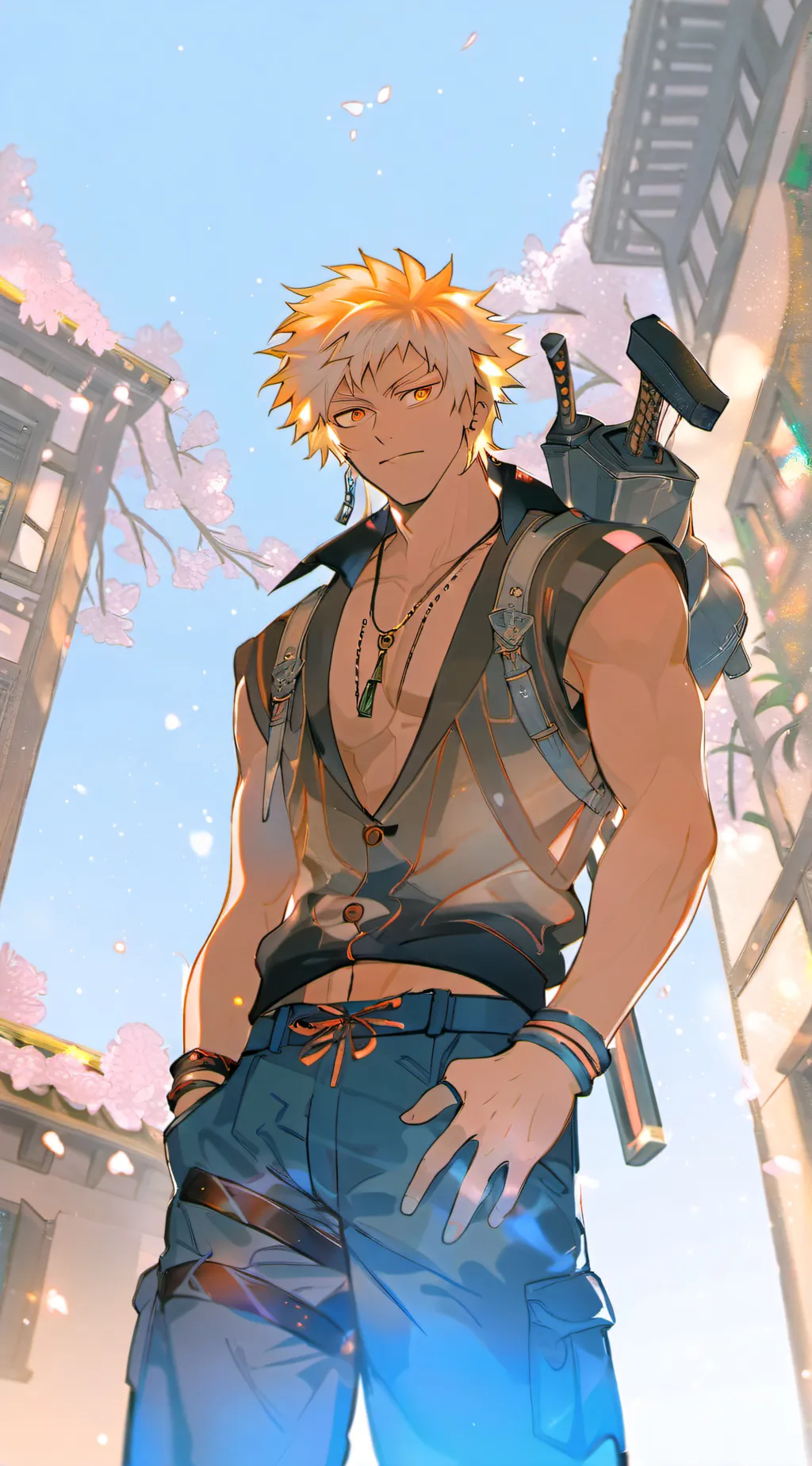 ai character: Bakugo background