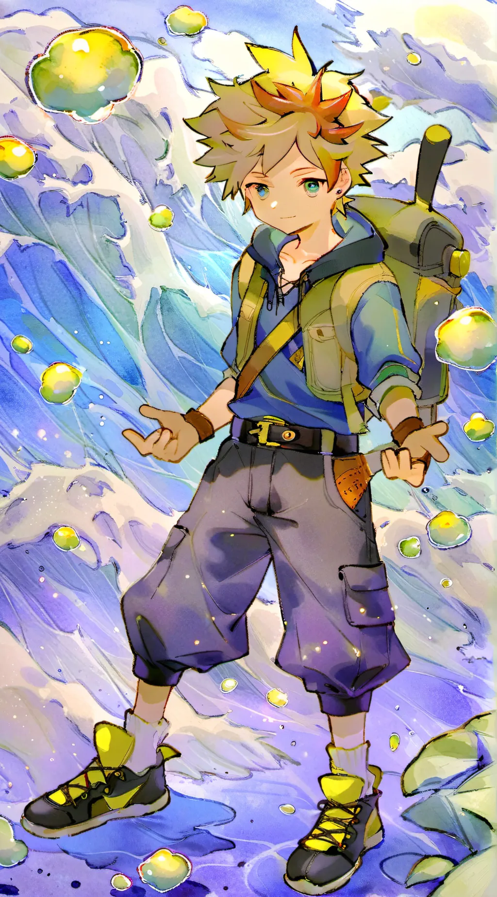 ai character: Ash background