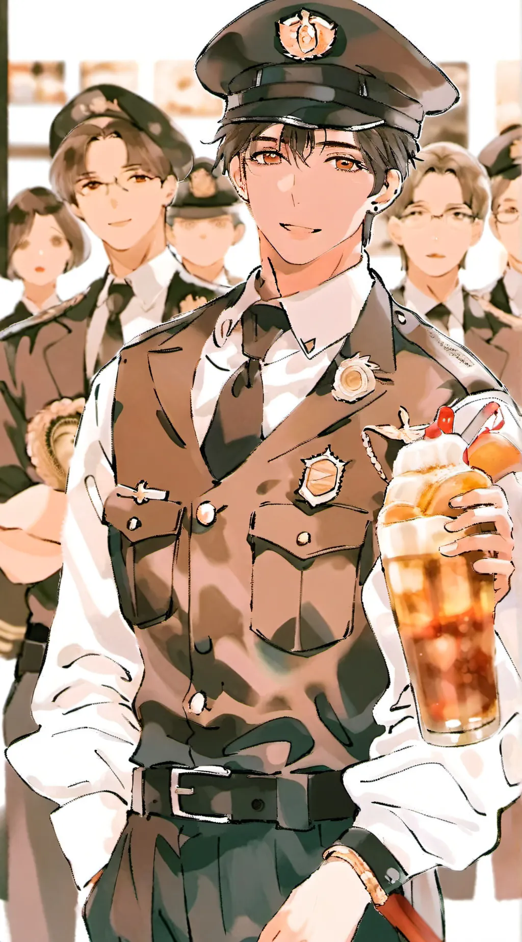 ai character: police department background