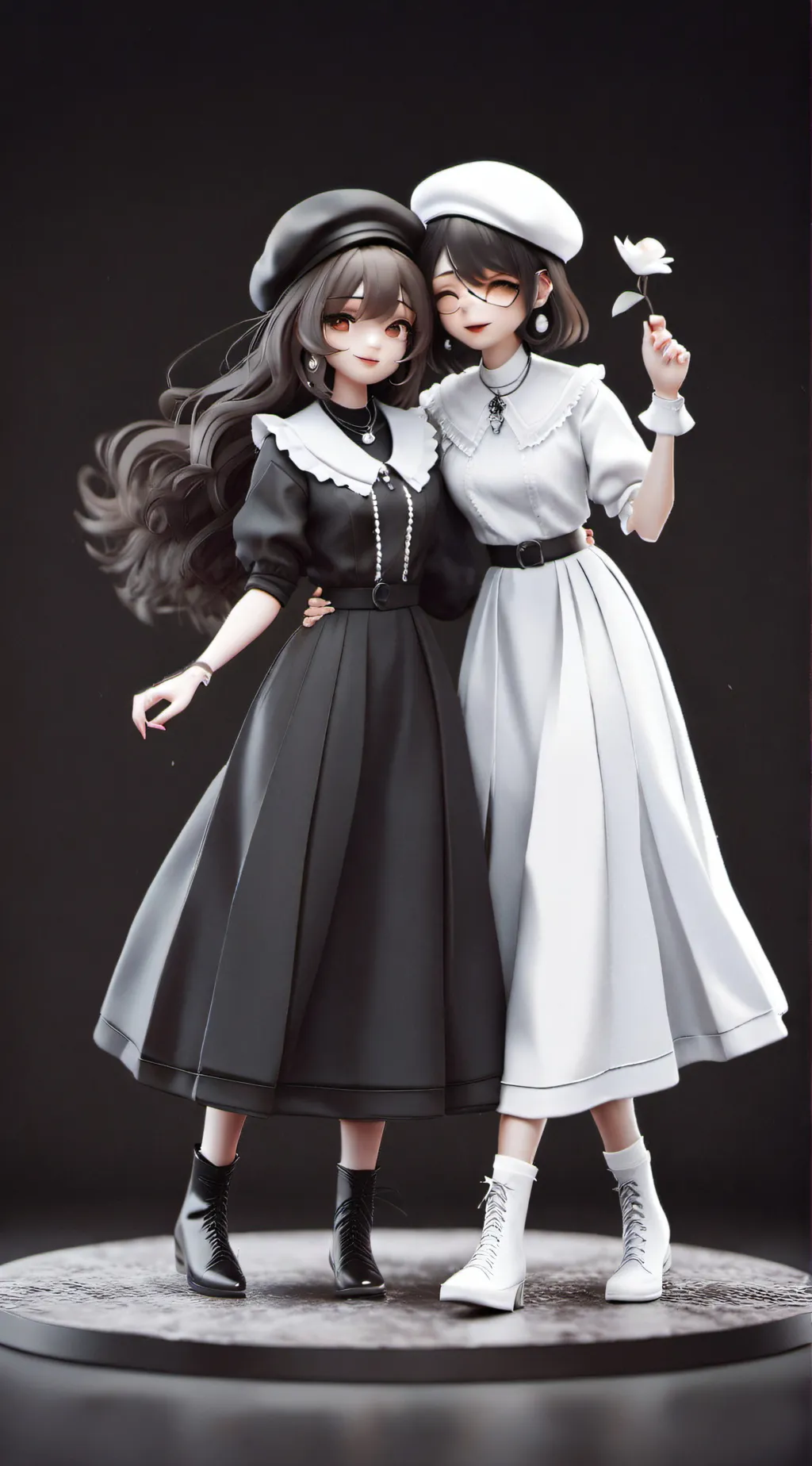 ai character: Emma and lilly. background
