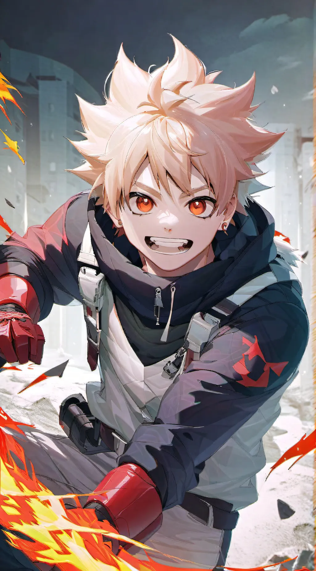 ai character: MHA new student background
