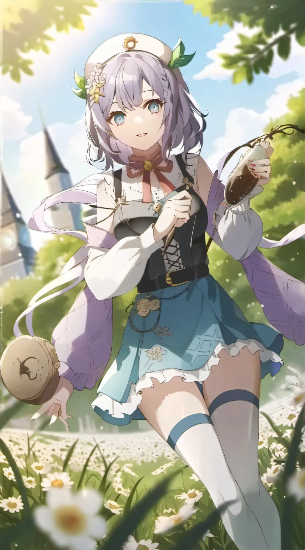 ai character: Real city 3 background