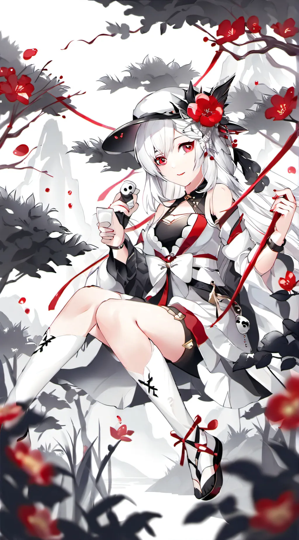 ai character: Christmas elf background