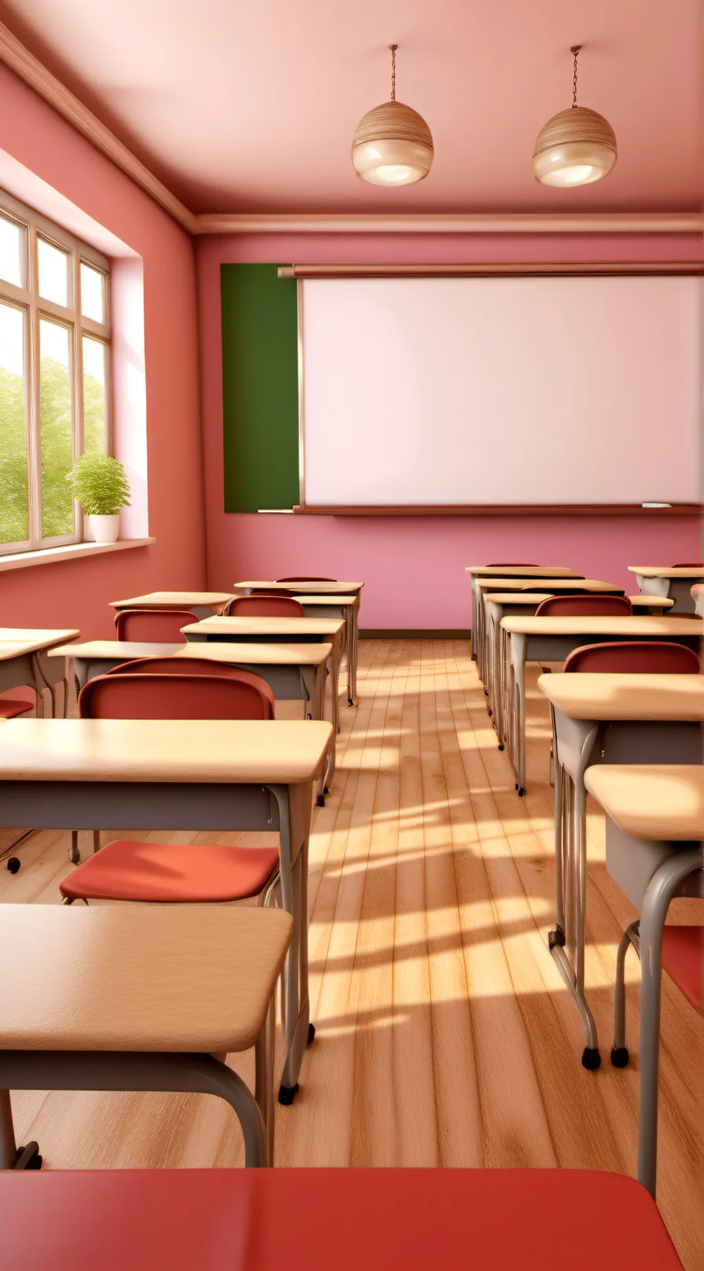 ai character: Classroom background