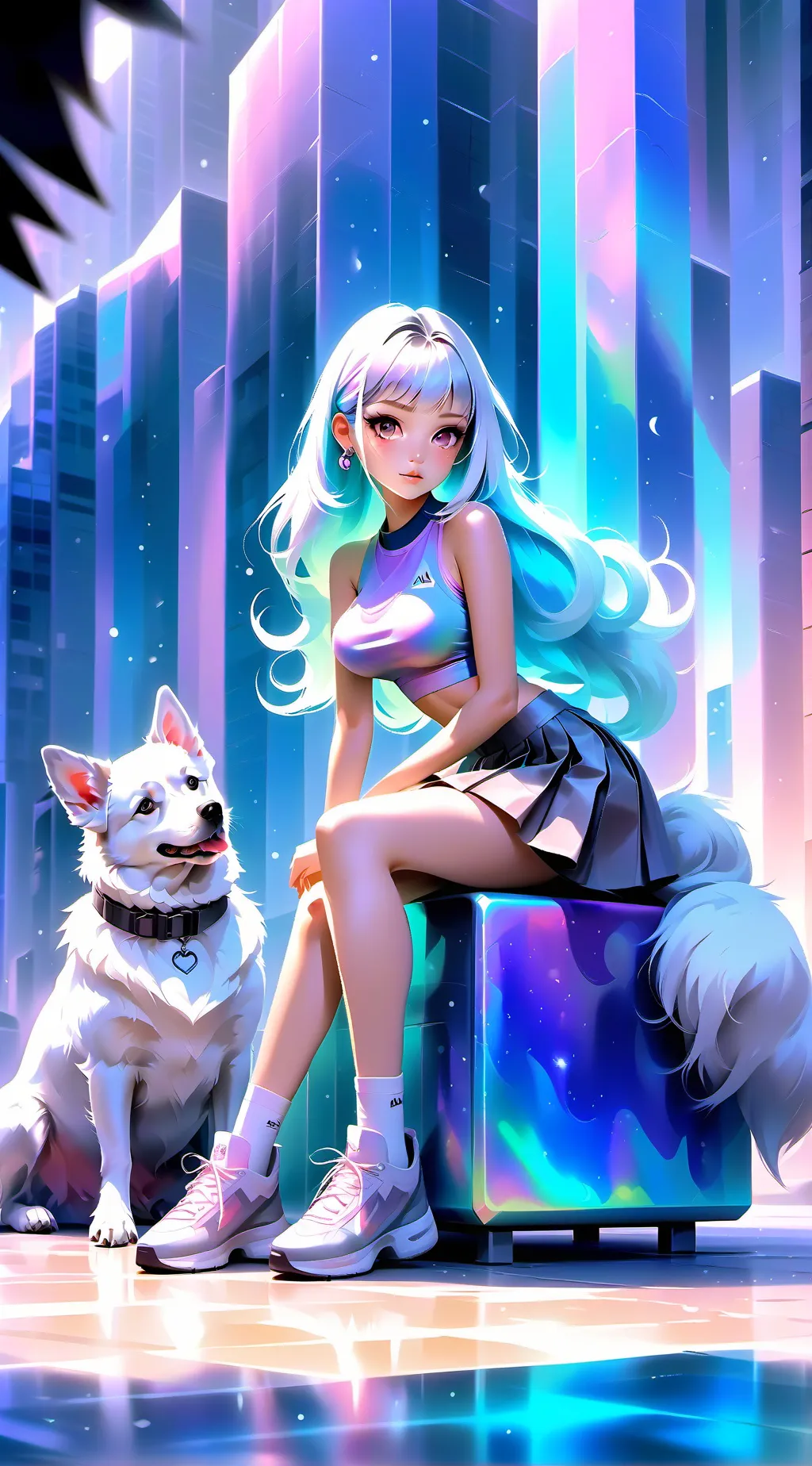 ai character: feebee chan background