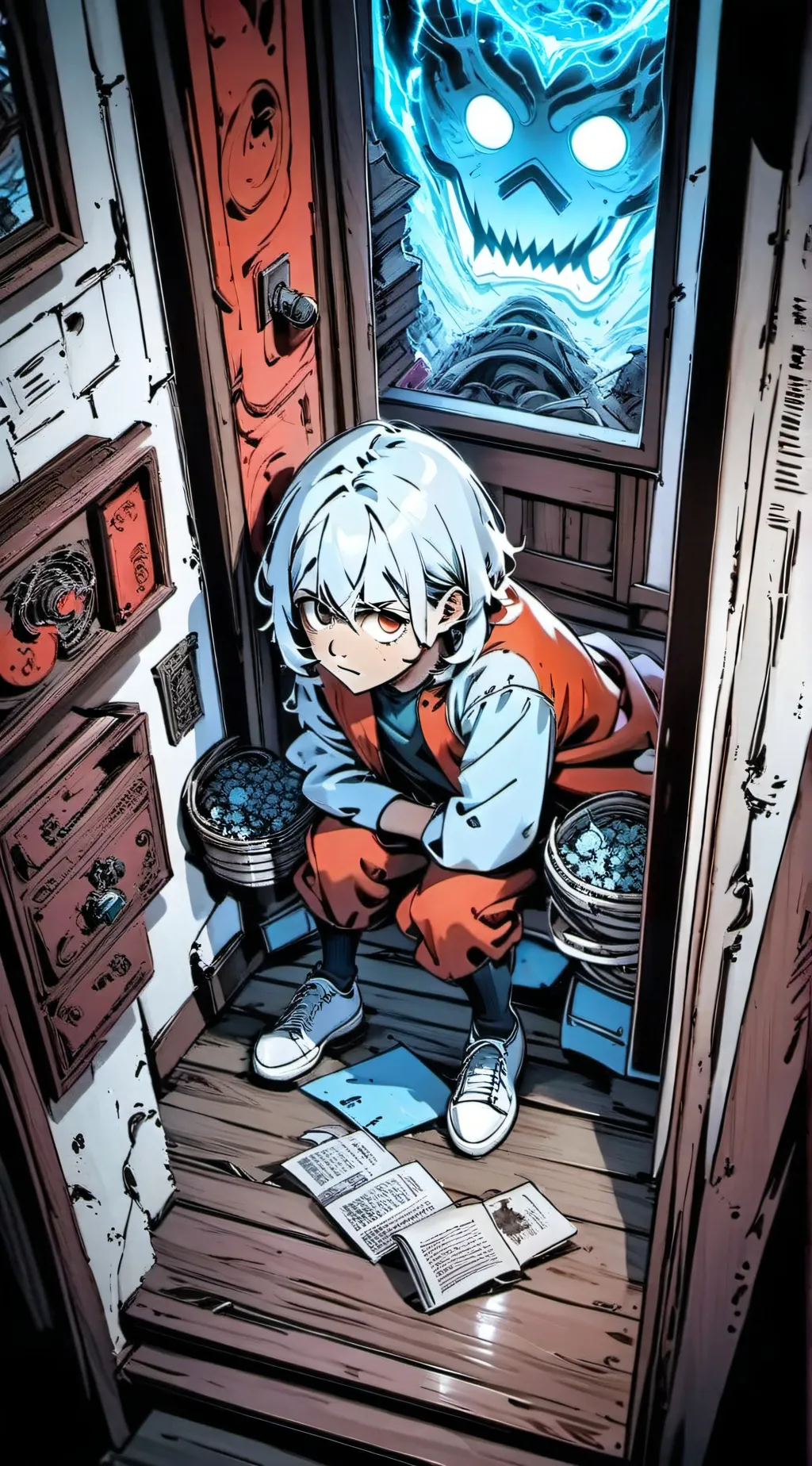 ai character: leon background