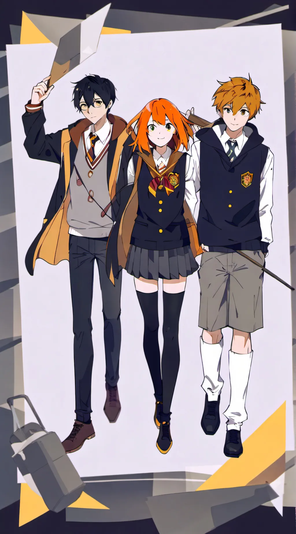 ai character: Hogwarts background