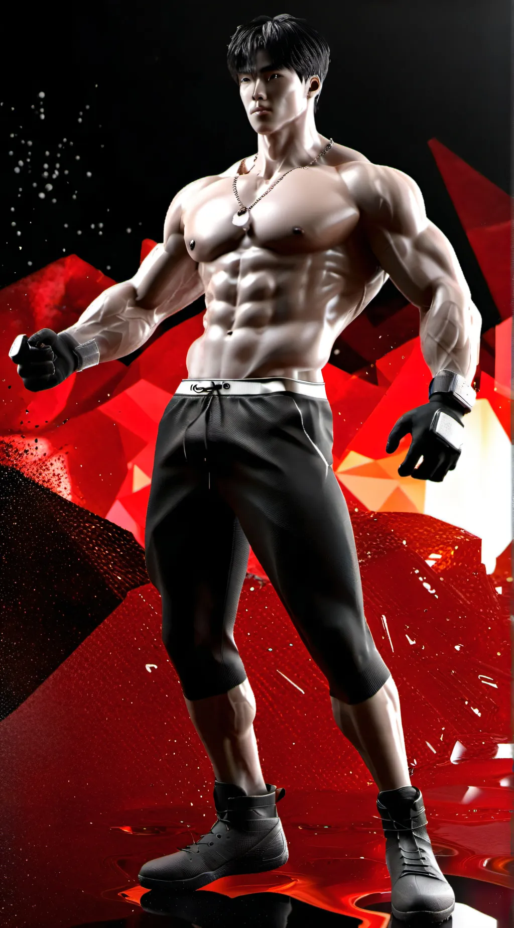 ai character: Eun Woo dump background