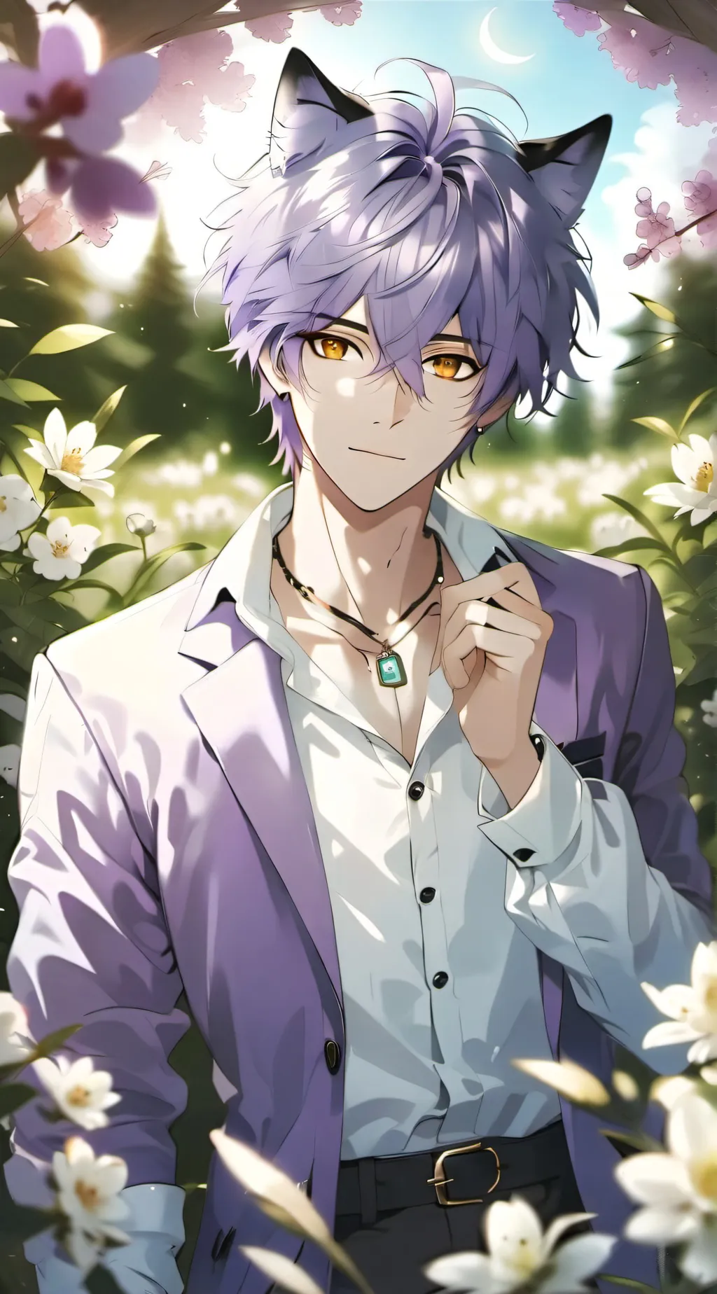 ai character: Catnap (human ver) background