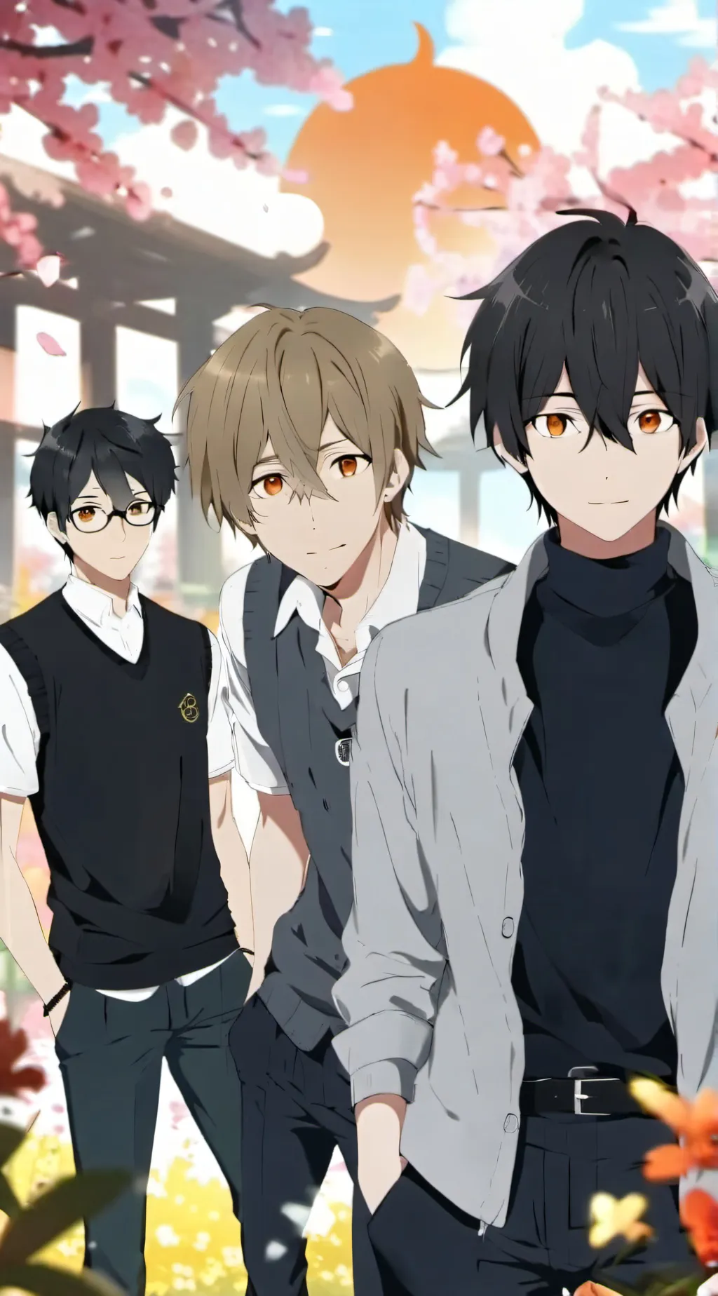 ai character: Boys sleepover😑 background