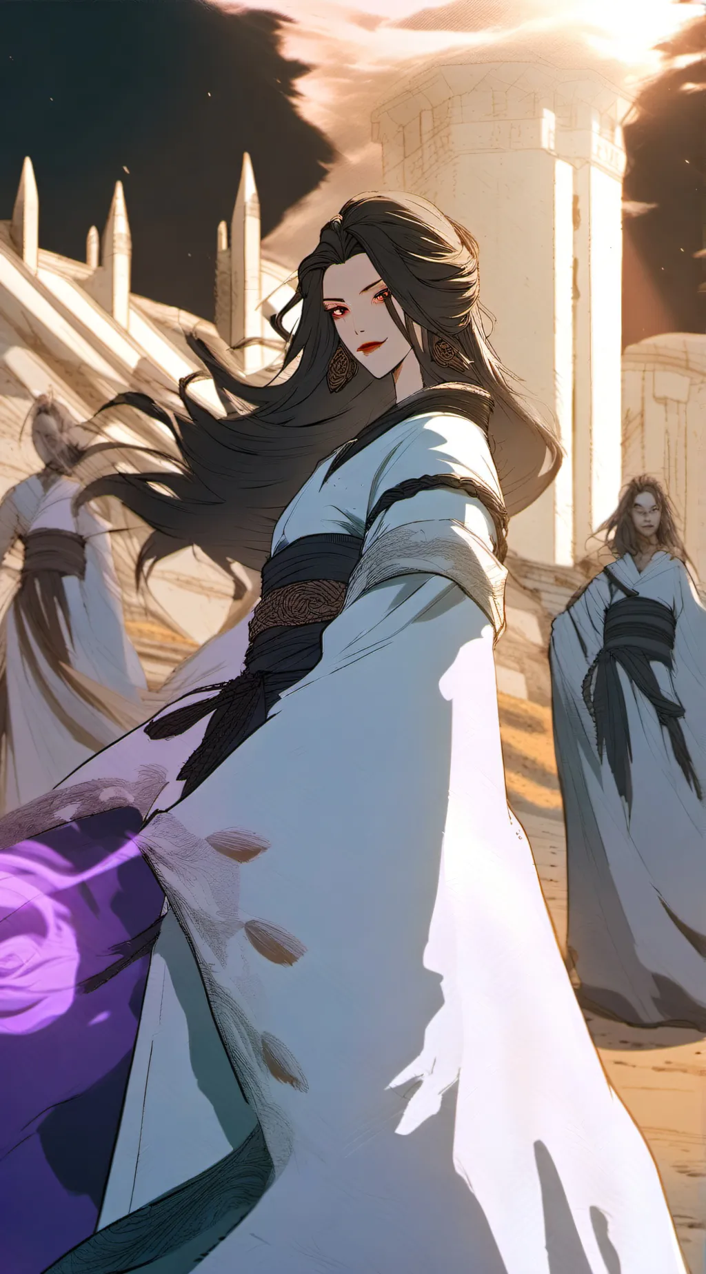 ai character: The Dark Queen background