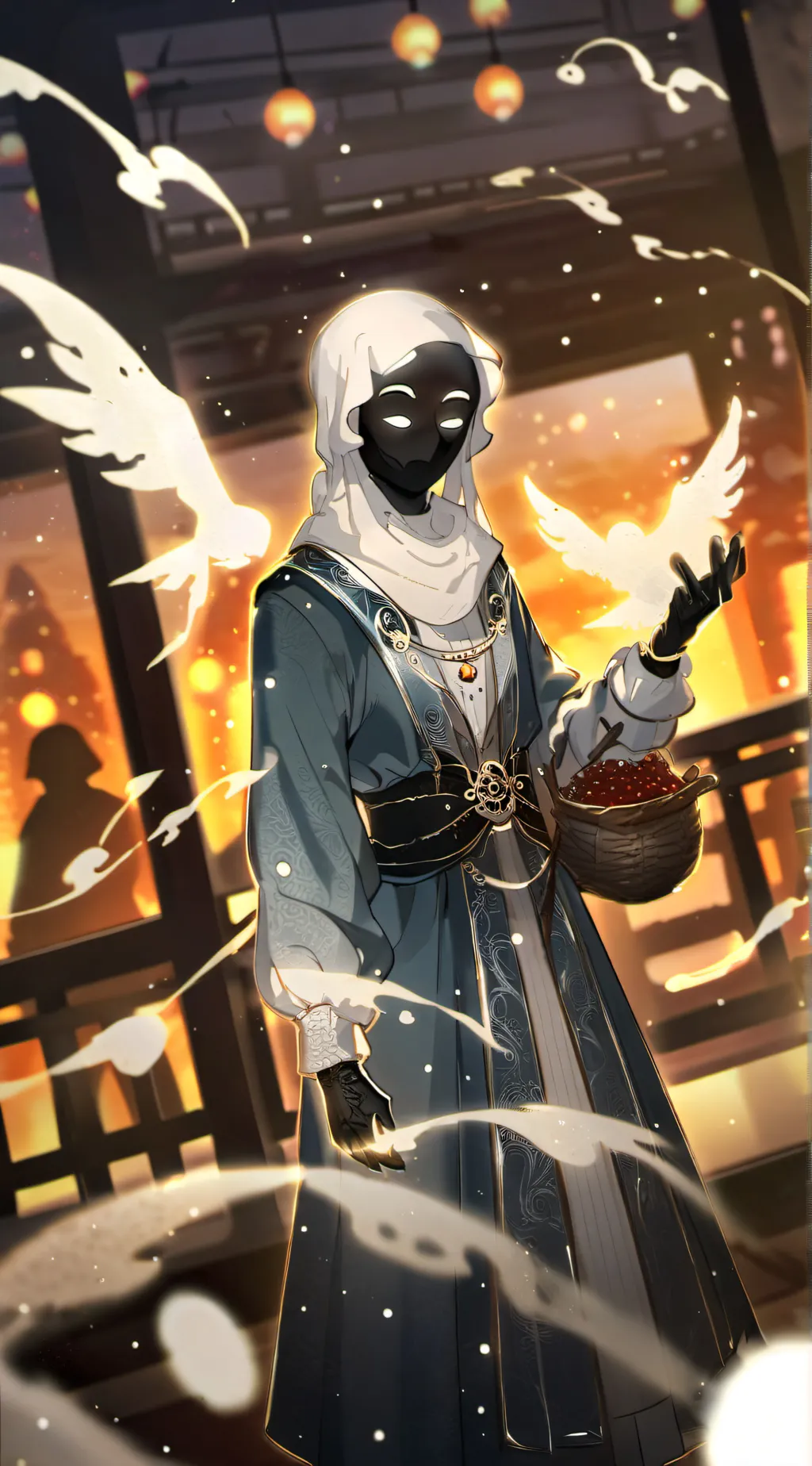ai character: take care background