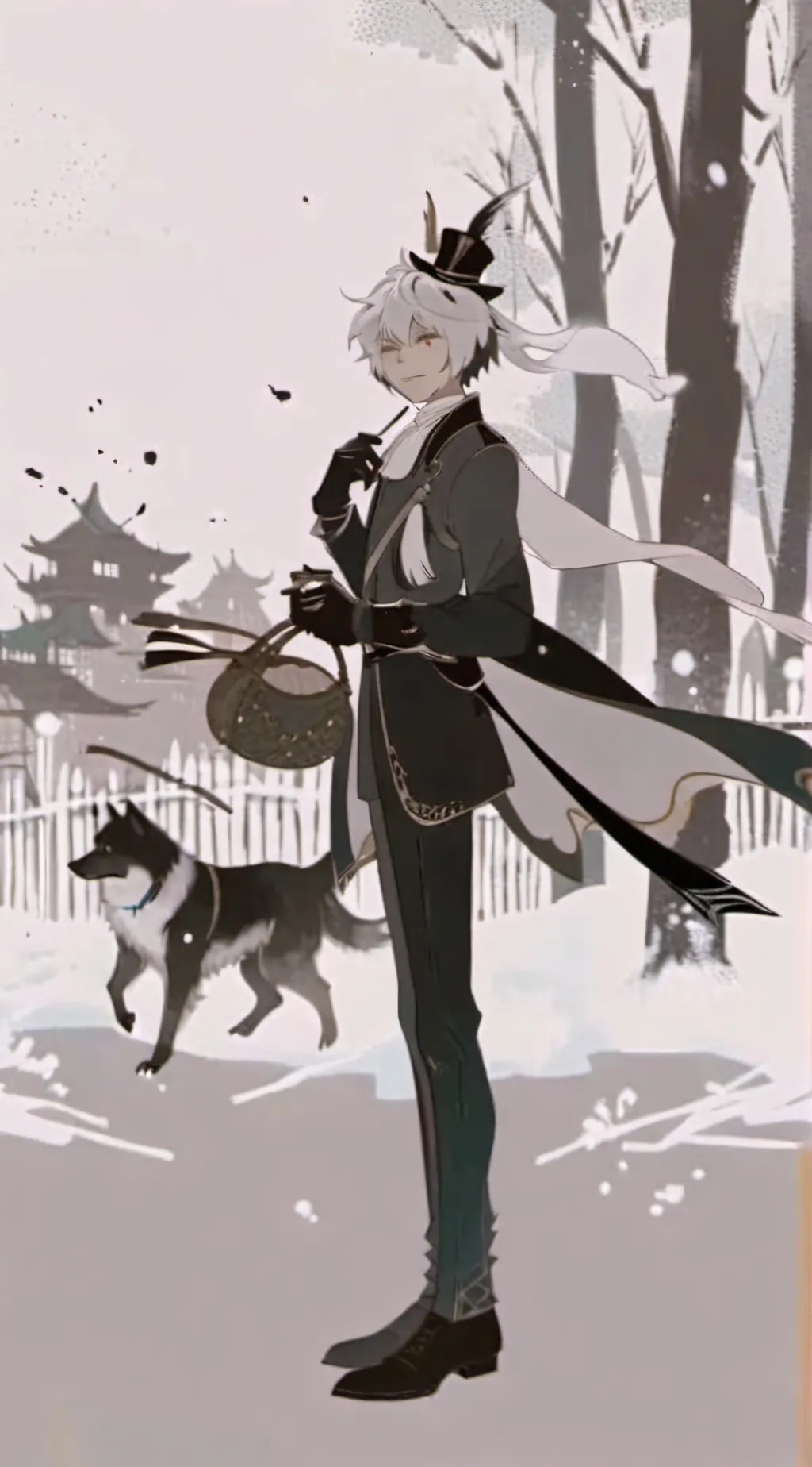 ai character: # FPE school~☆ ' background