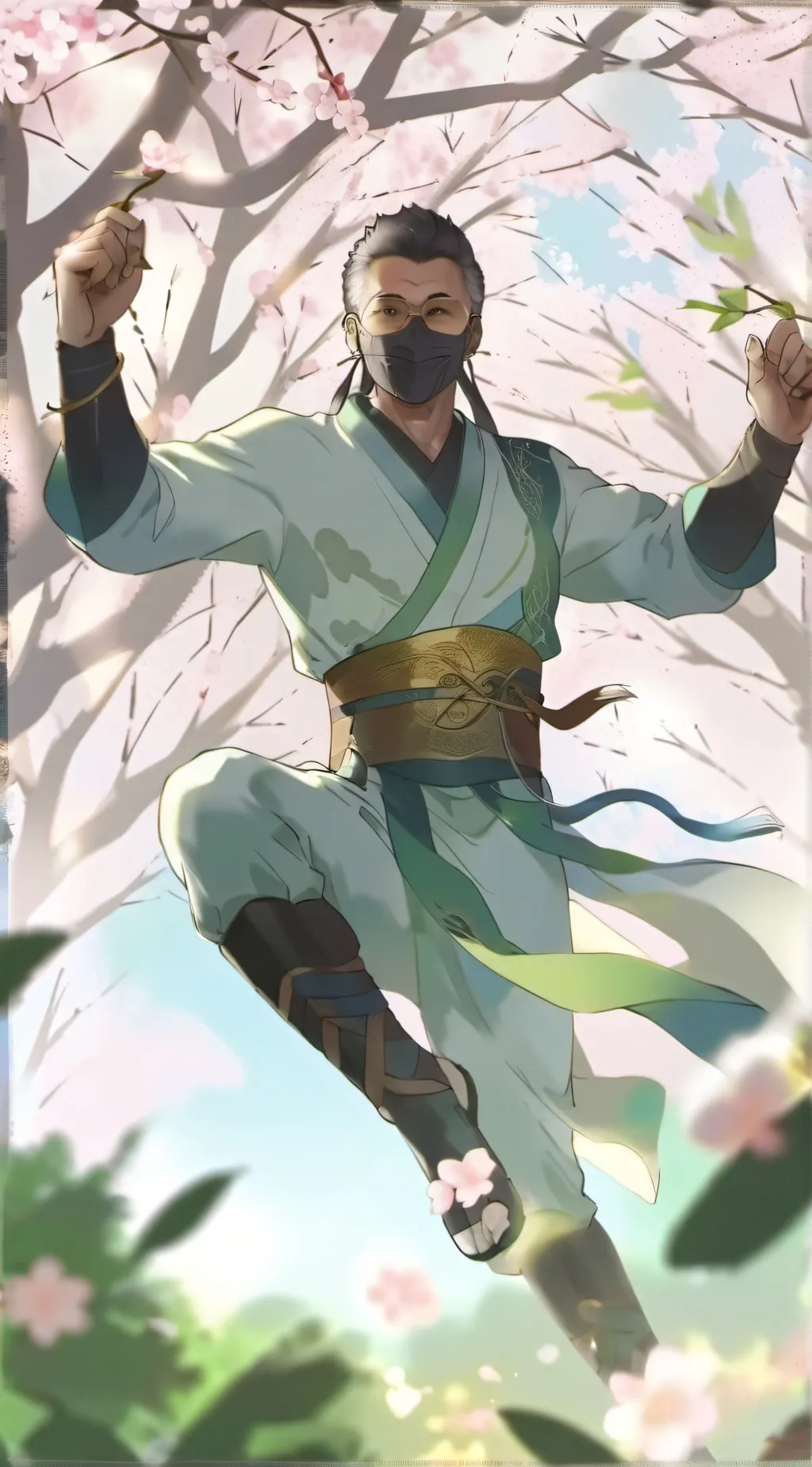 ai character: Ali  background