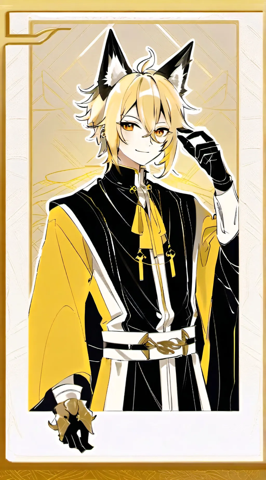 ai character: Fox Denki background
