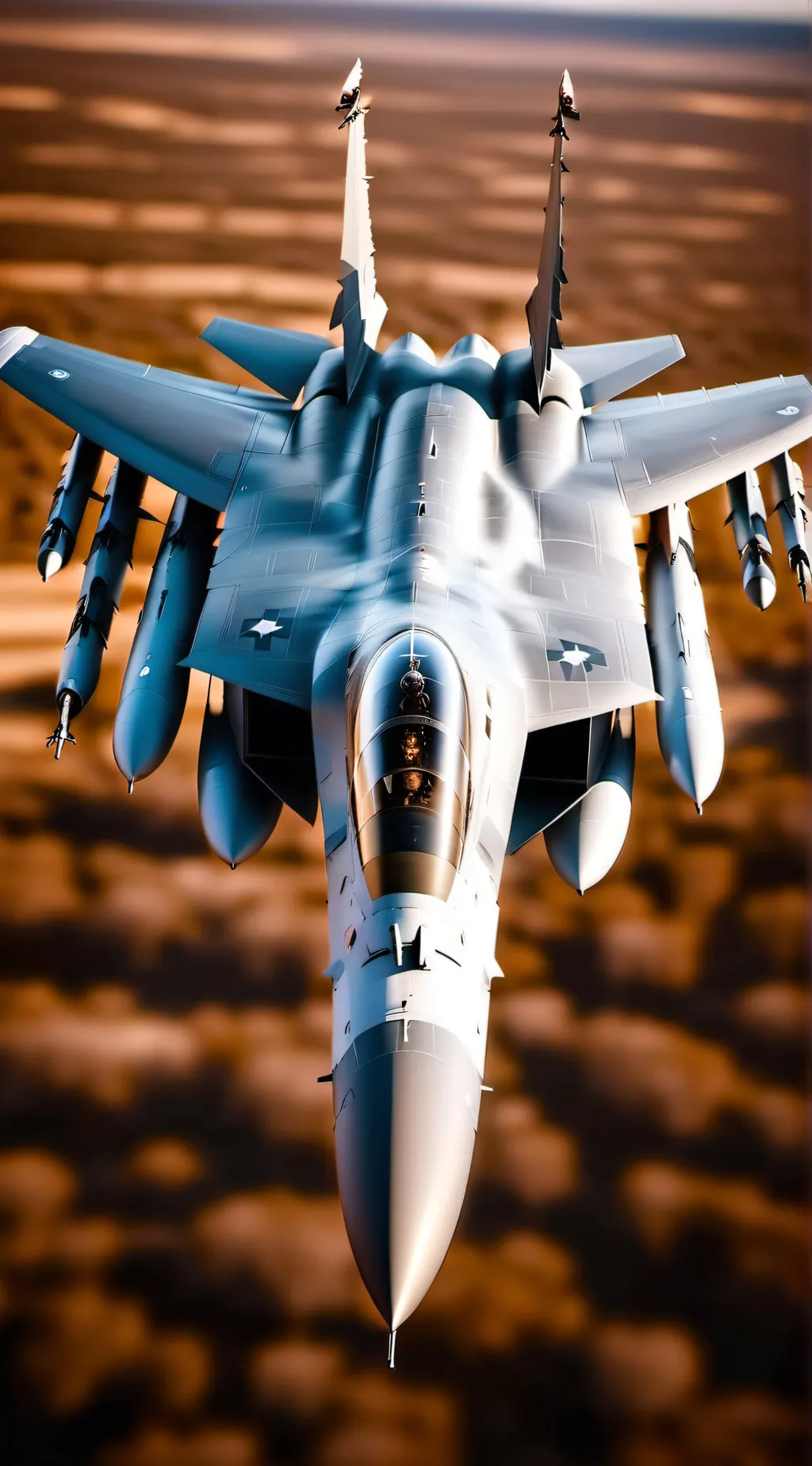 ai character: Iraqi F-15EX Eagle background